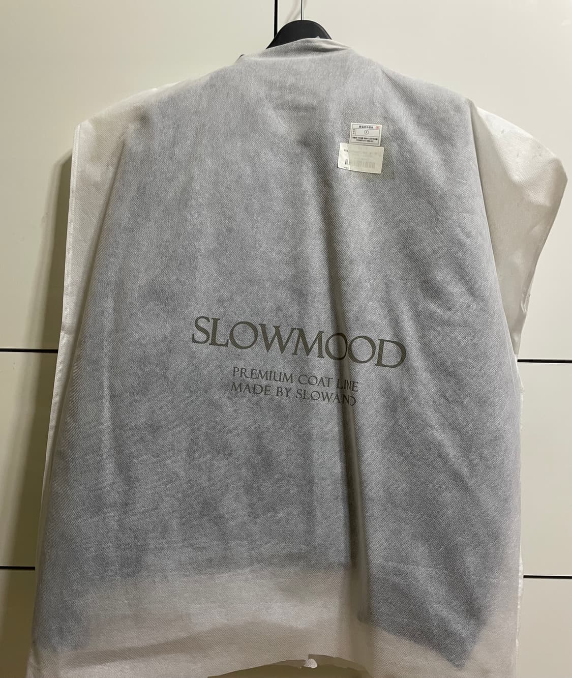 (새상품, 미착용) 슬로우앤드 히든 핸드메이드 숏코트 다크네이비 상품이미지6