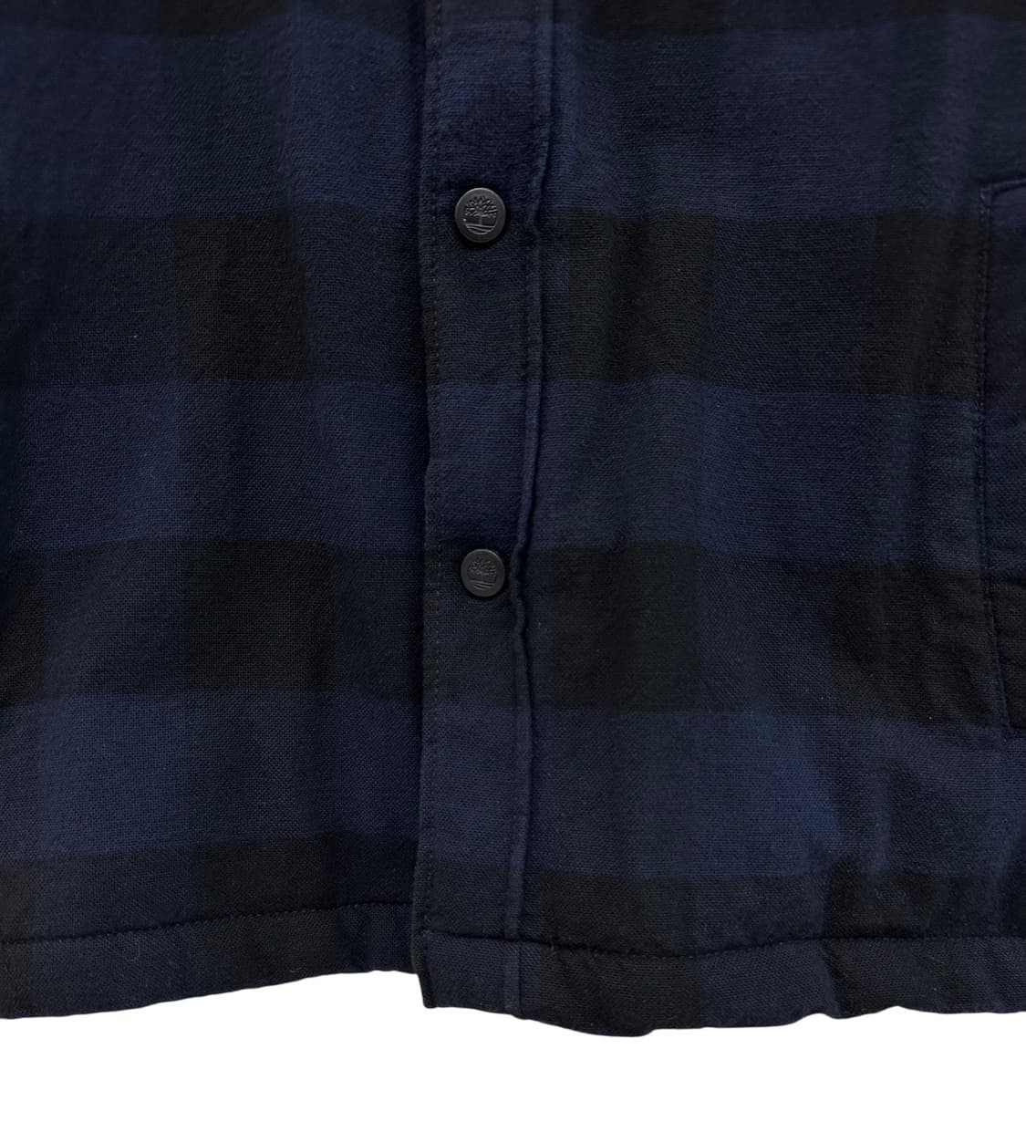 팀버랜드 기모 체크셔츠 네이비&블랙 (L) 상품이미지5