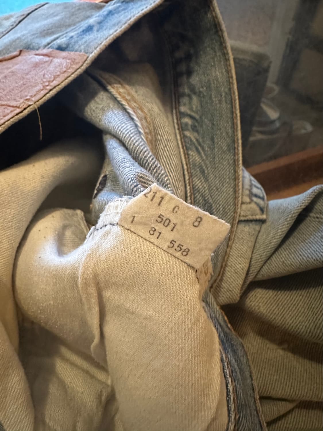 80s USA 빈티지 리바이스 501 66후기 논셀비지 데님 팬츠 상품이미지10