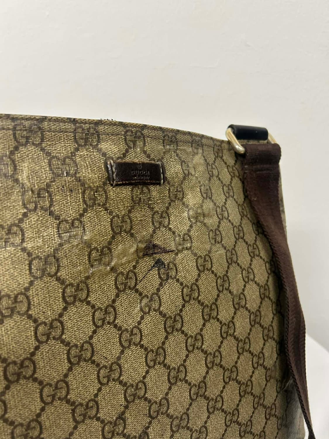 구찌 빈티지 GG캔버스 크로스백 상품이미지8