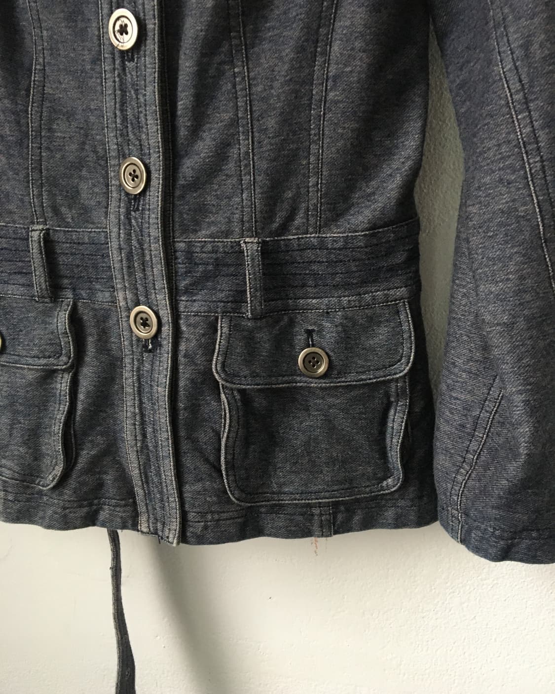 Belted high neck jacket 상품이미지5