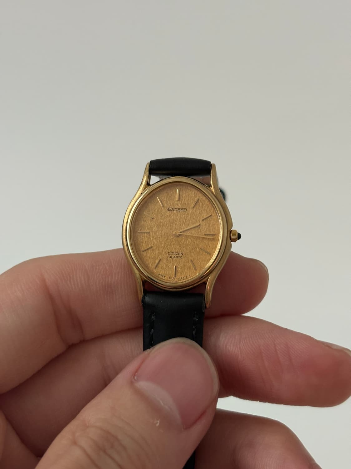 80s Exceed gold oval Ladies Quartz 상품이미지1