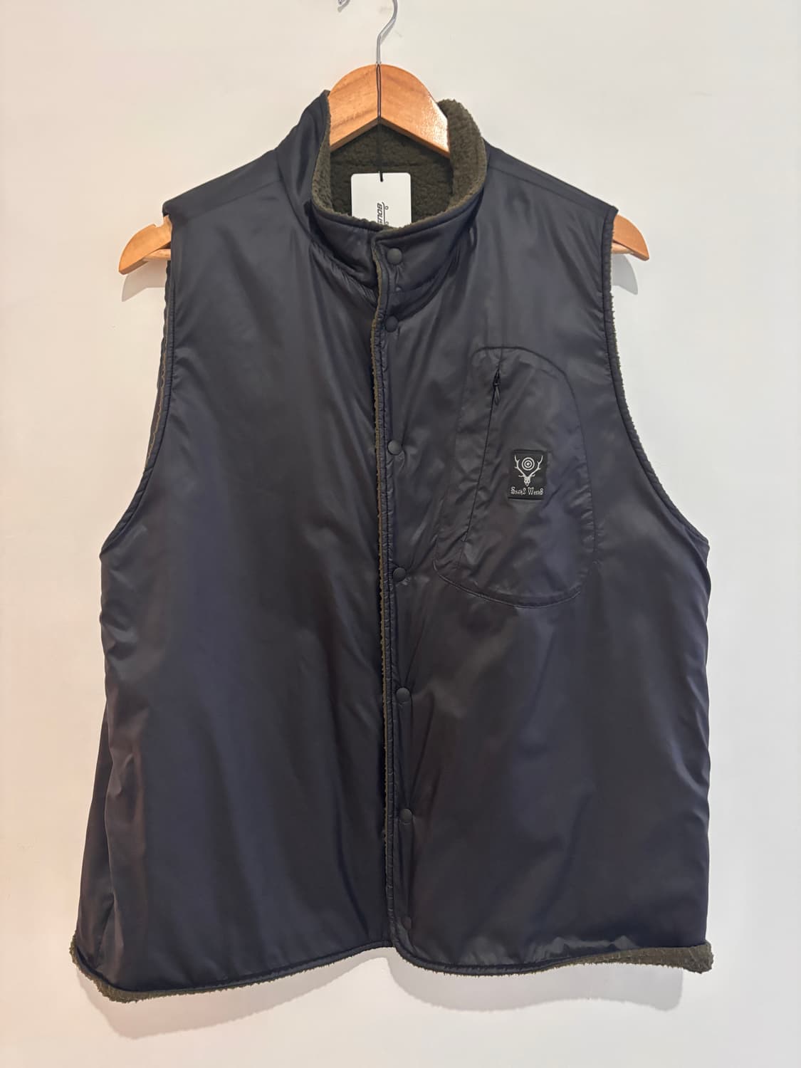 South2west8 riversible sherpa vest 상품이미지1