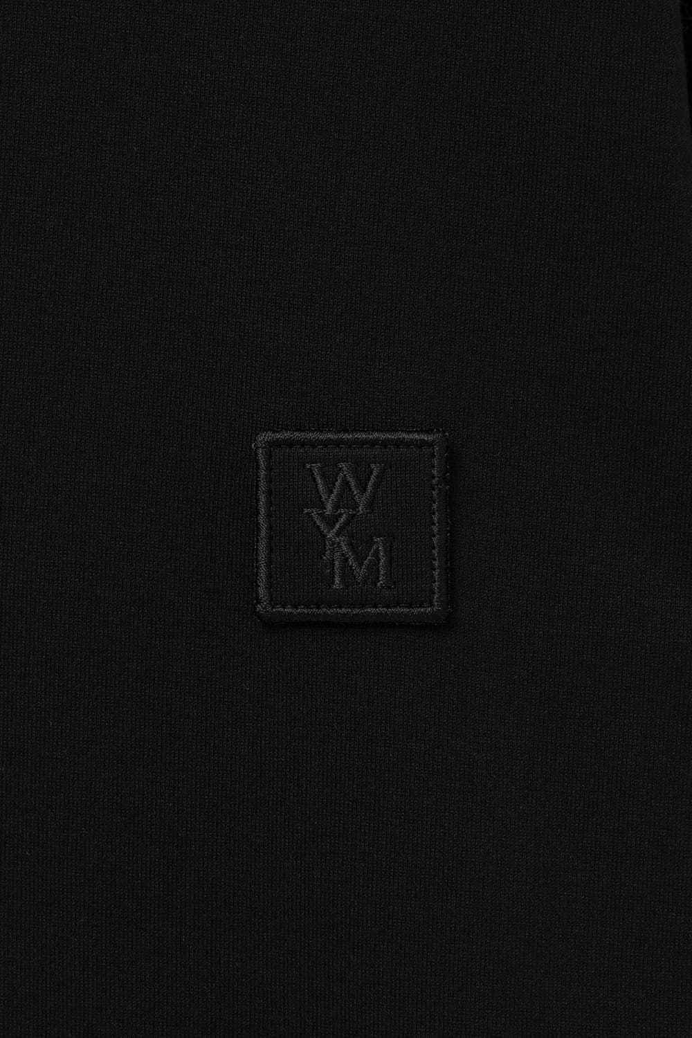 우영미 블랙 백로고 롱슬리브 티셔츠 상품이미지8