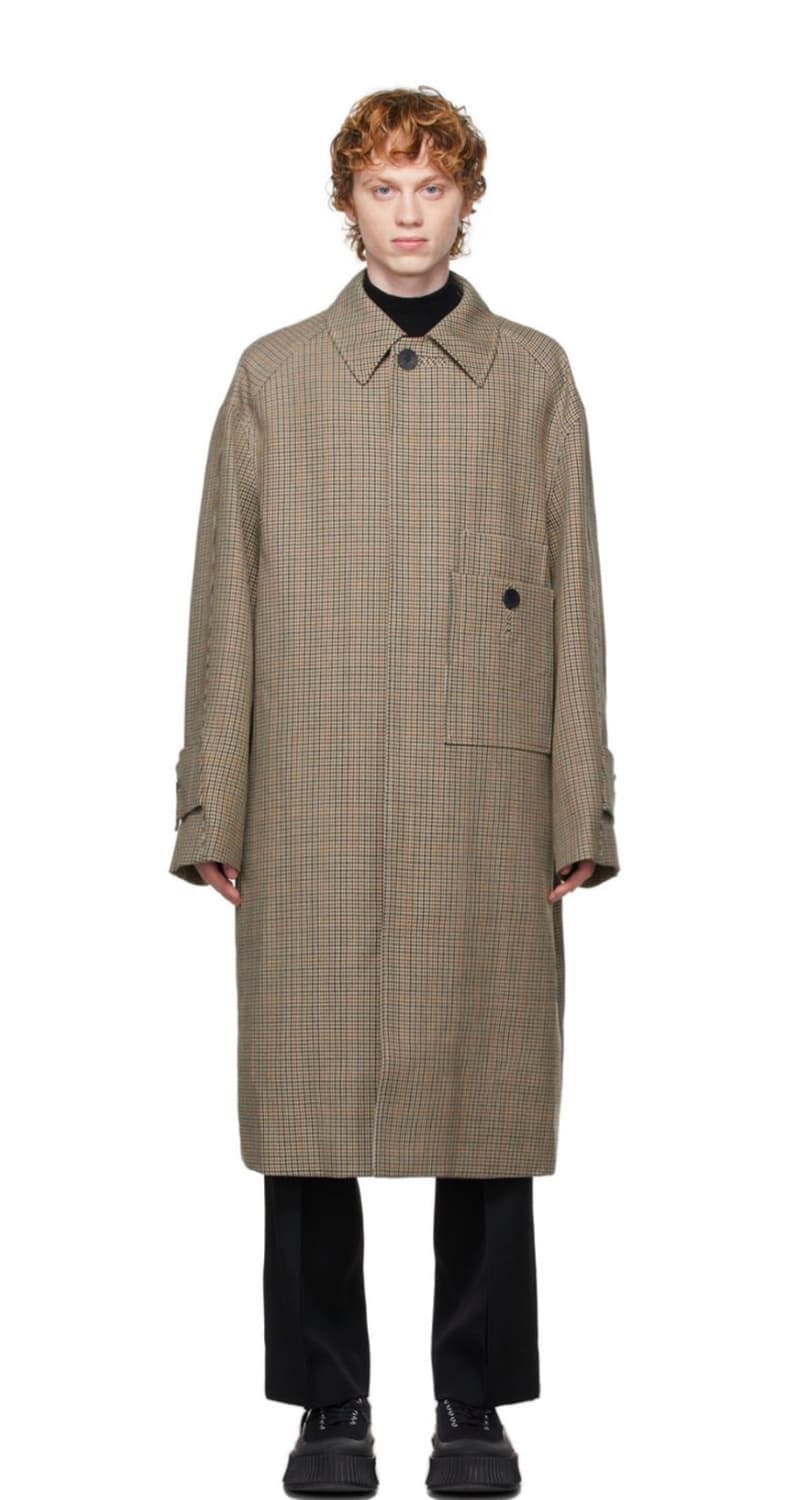 (48) 우영미 하운드투스 오버사이즈 체크코트 상품이미지1