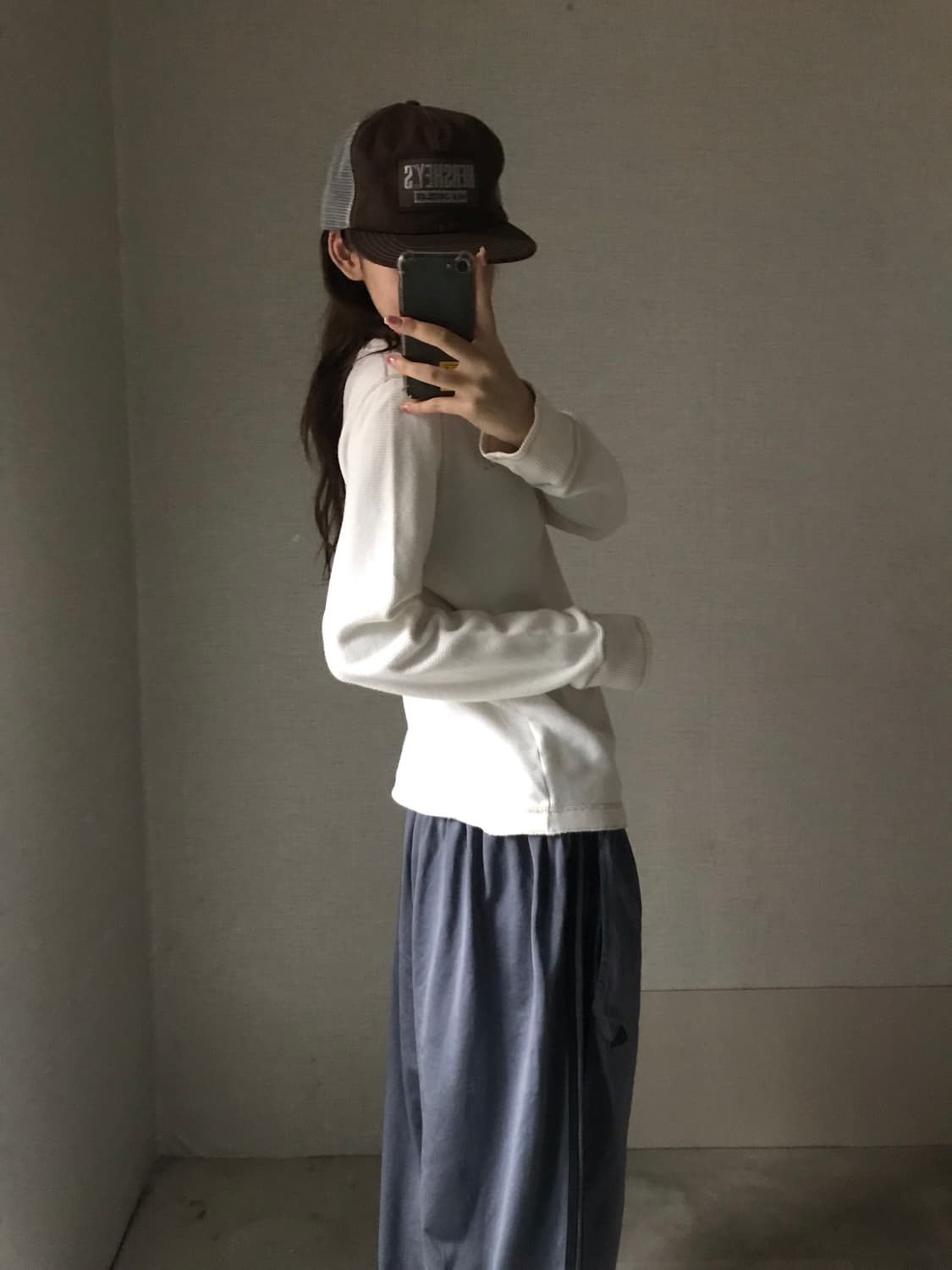 아베크롬비 아이보리 와플 롱슬리브 상품이미지4
