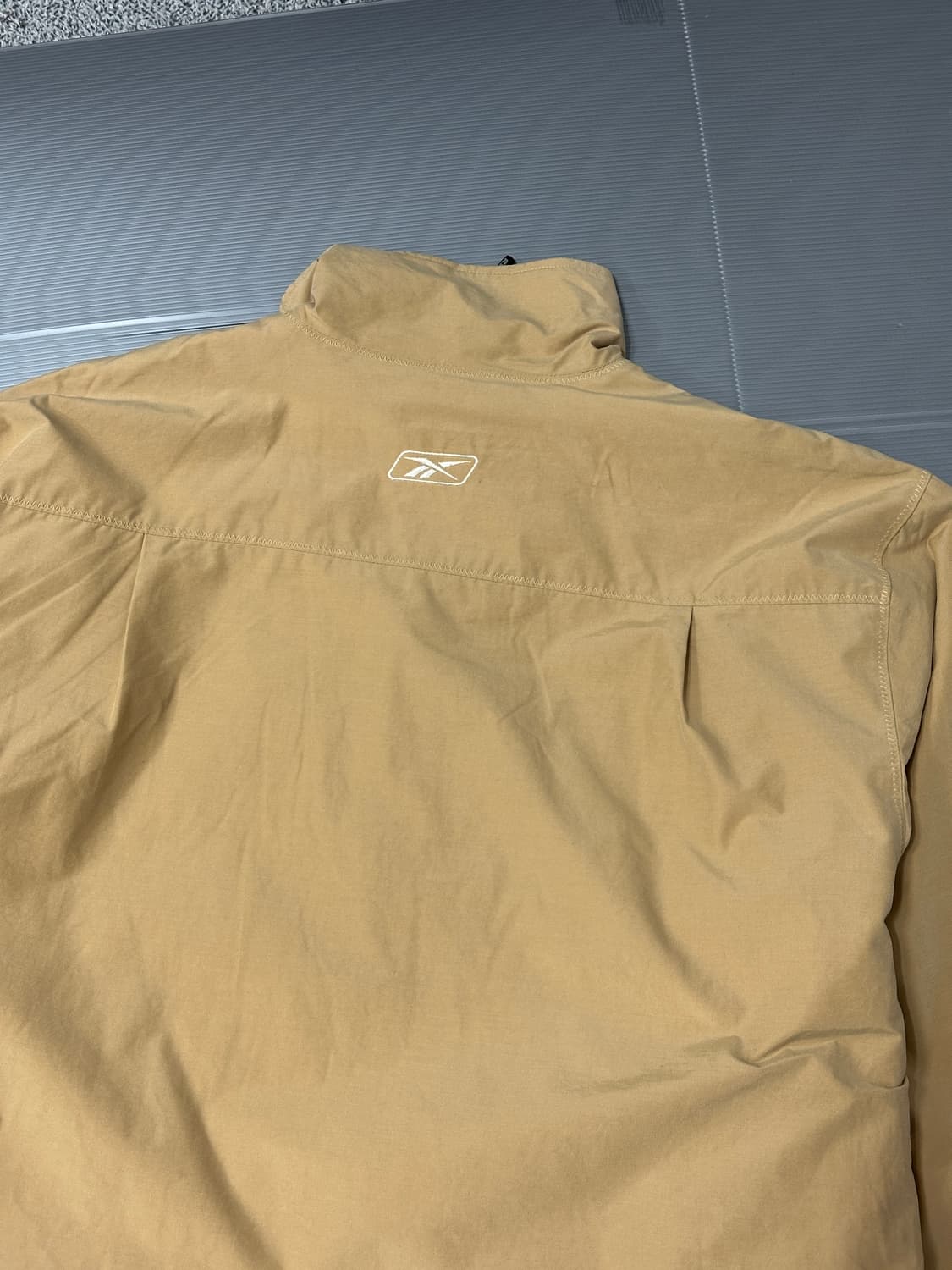 리복 리버시블 반집업 후리스 바람막이 자켓 M 상품이미지4