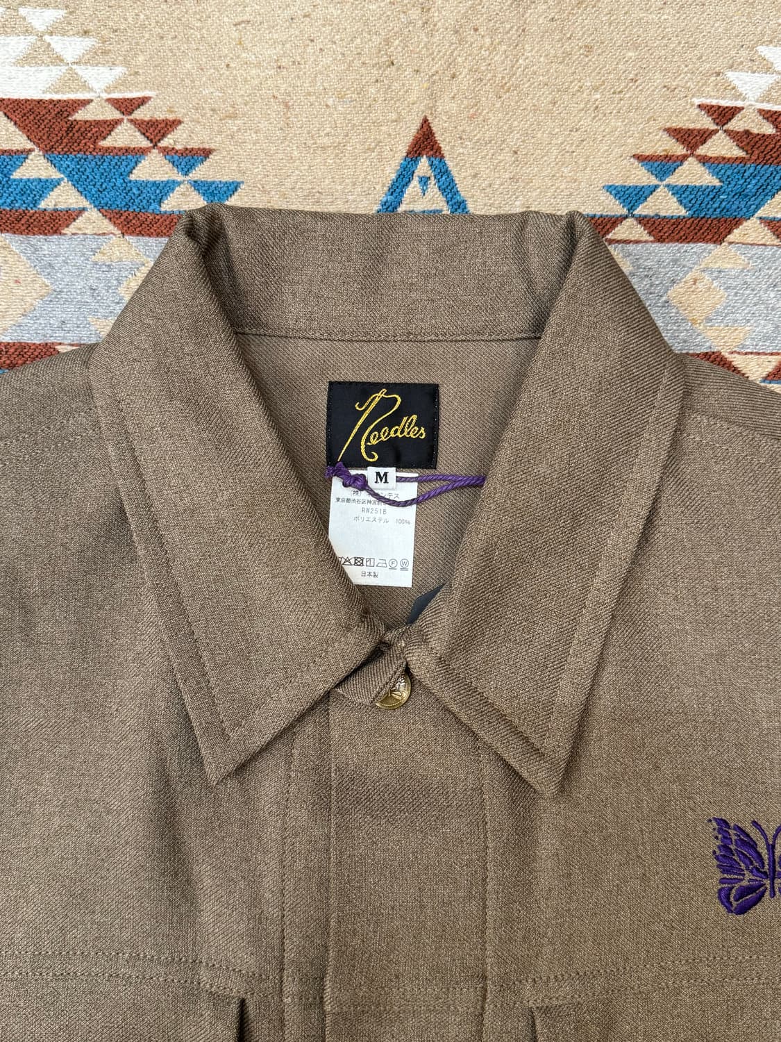 [M] 니들스 페니진 자켓 브라운 25FW 상품이미지2