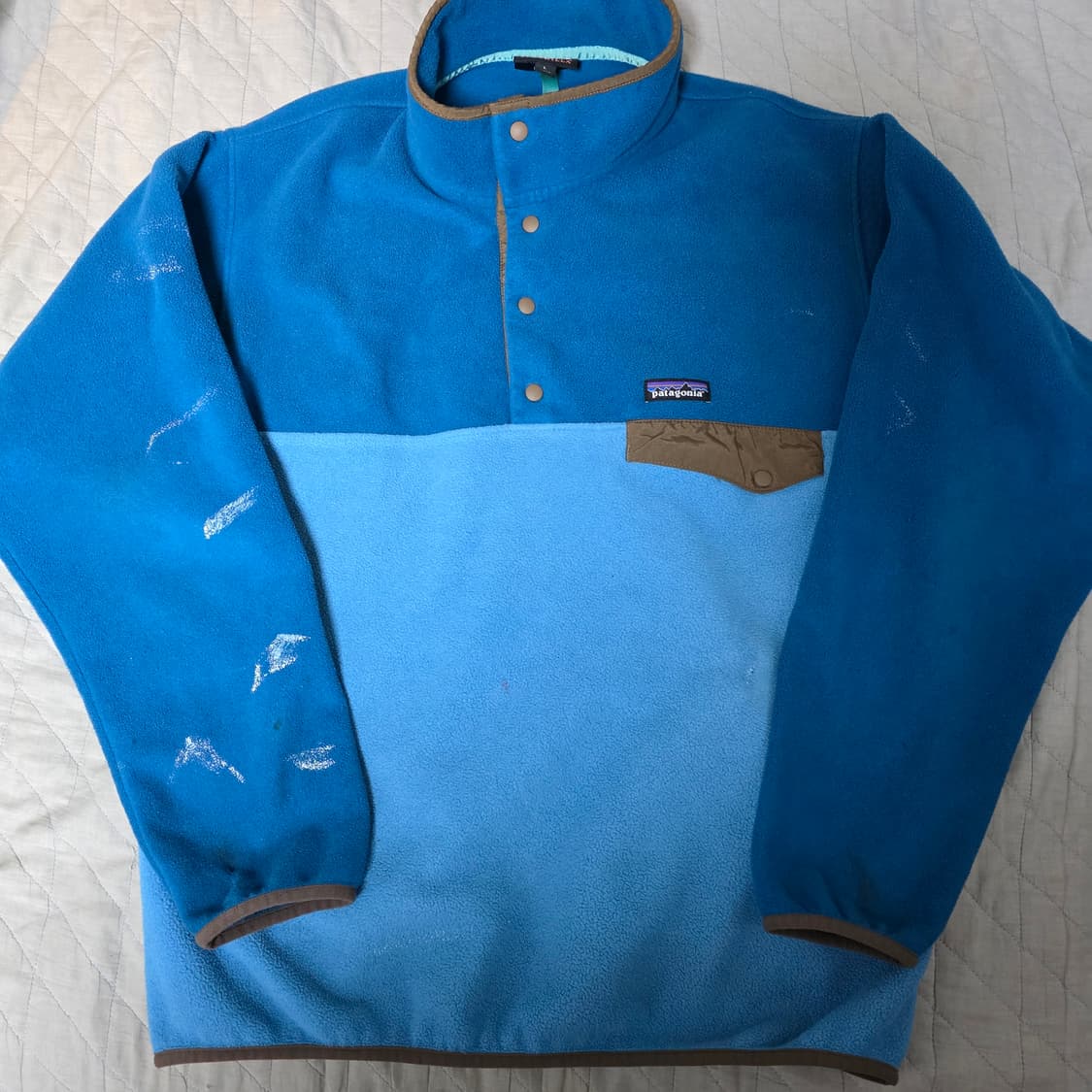 [M/L] 빈티지 파타고니아 신칠라 풀오버 블루 트래비스 스캇 트래쉬드 상품이미지2