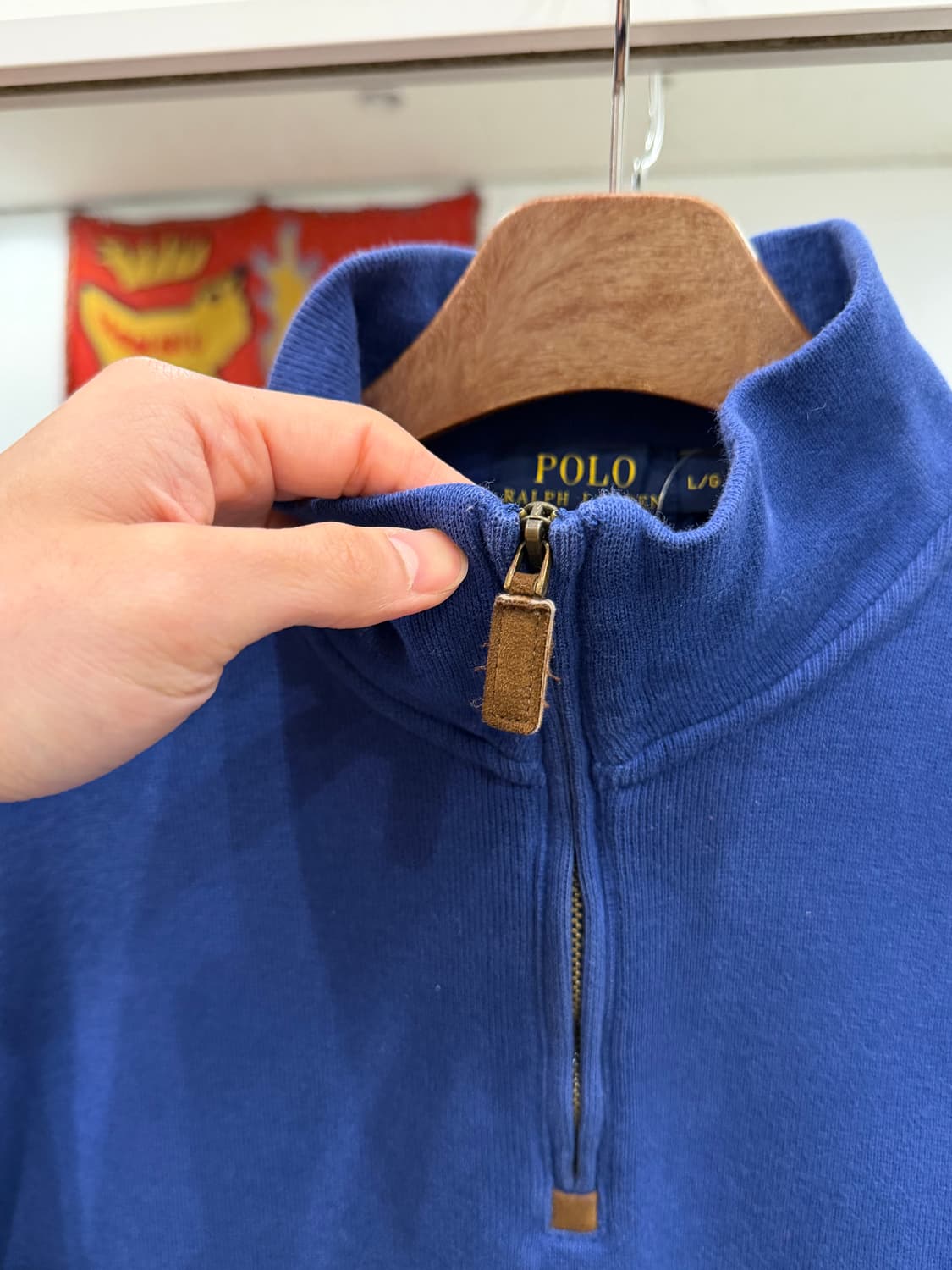 Polo ralph lauren 폴로 랄프로렌 하프넥 쿼터 집업 니트 상품이미지4