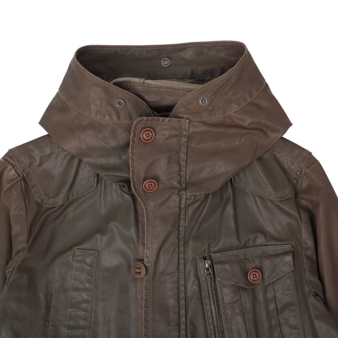 디젤 왁스드 후디 헌팅 필드 자켓 상품이미지2