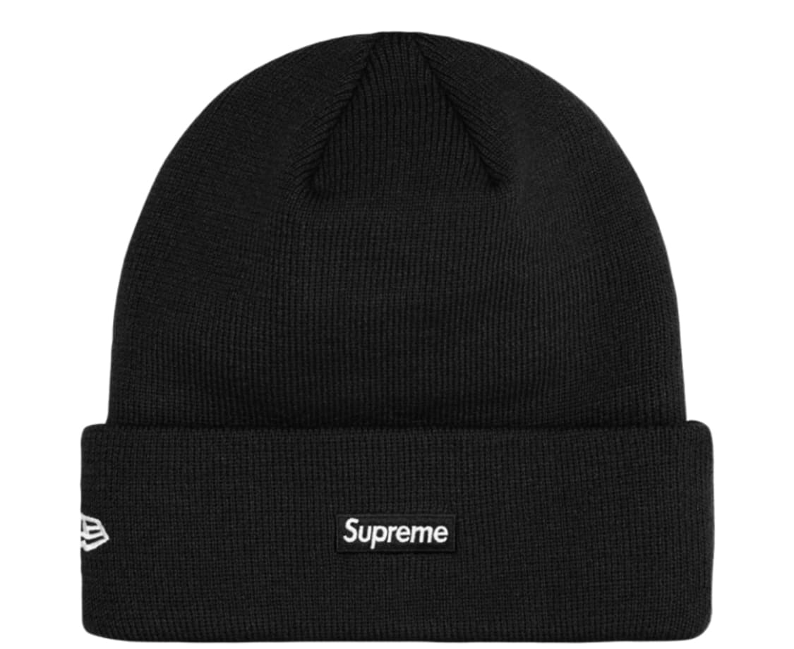 Supreme New Era S logo Beanie Black 상품이미지2