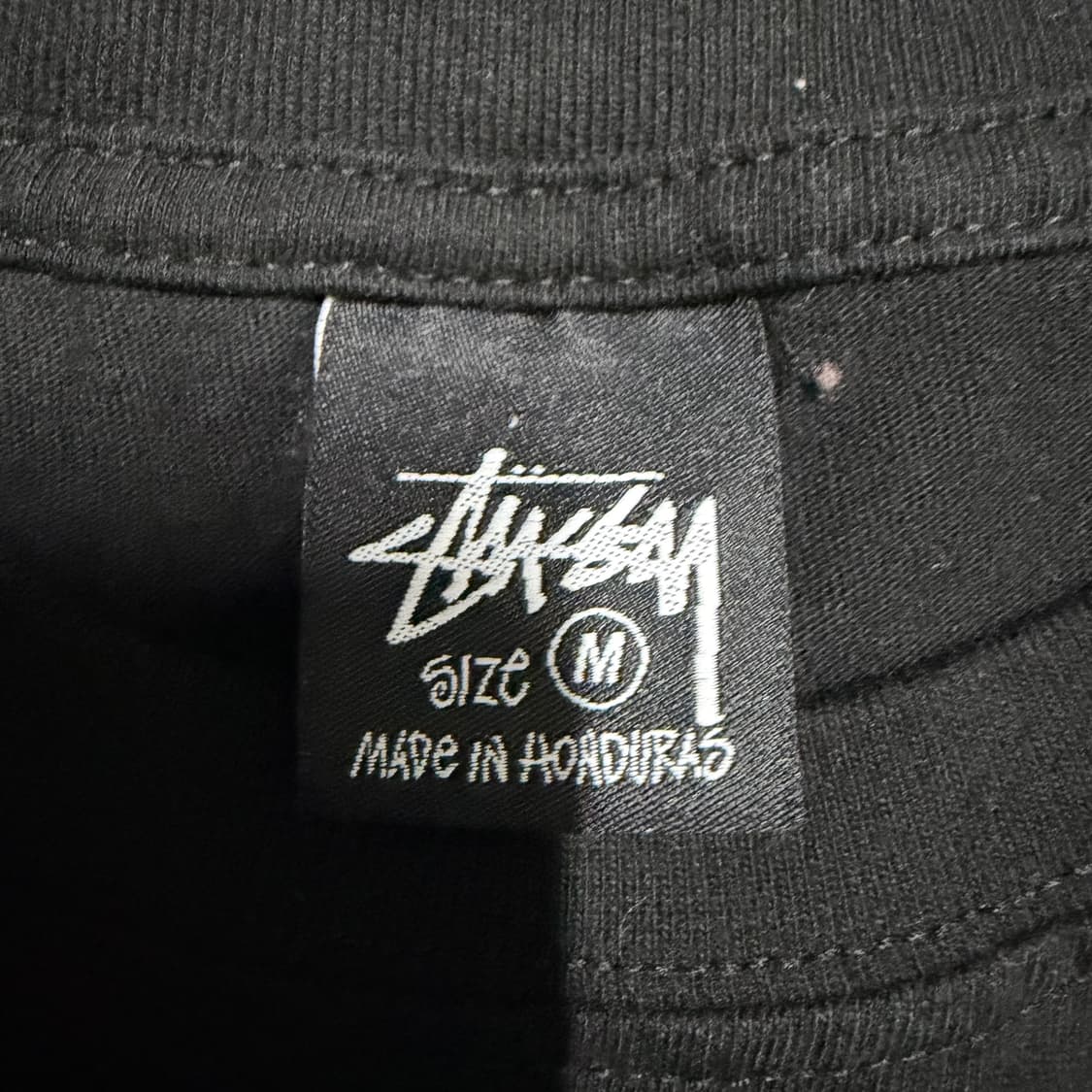 스투시 블랙 반팔 티셔츠 M 상품이미지4