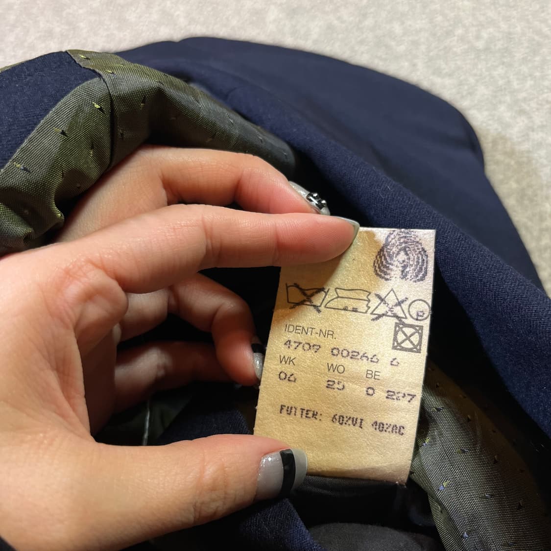 휴고 보스 울 싱글 블레이저 자켓 상품이미지7
