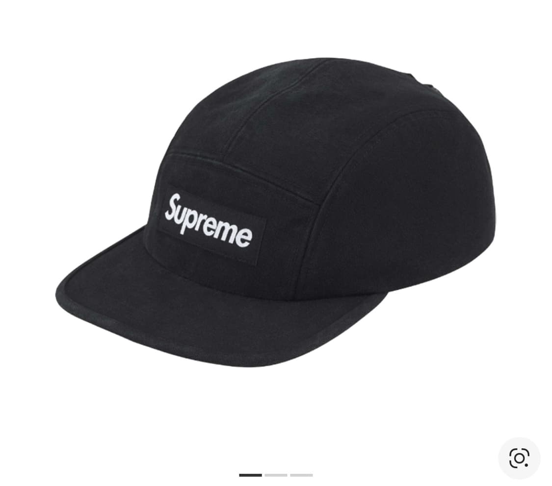 슈프림 벤틸 캠프캡 블랙 상품이미지1