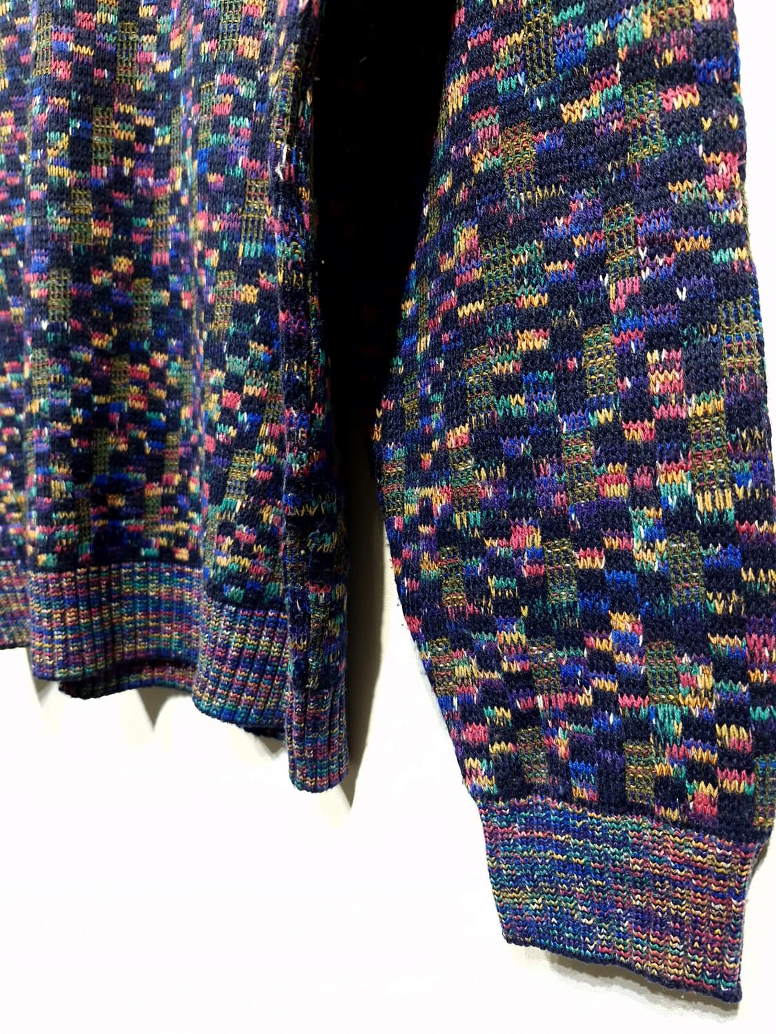 MISSONI 미쏘니 기하학 체크 패턴 울니트 상품이미지4