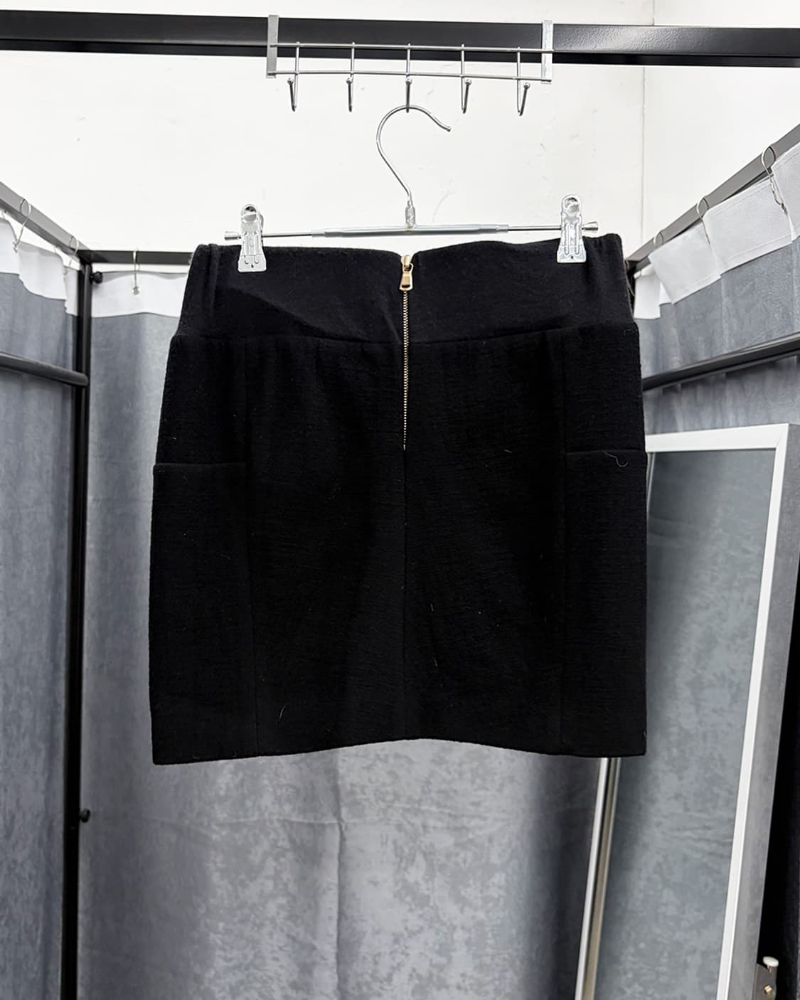 샤론 워숍 비대칭 프론트 미니 스커트 상품이미지2