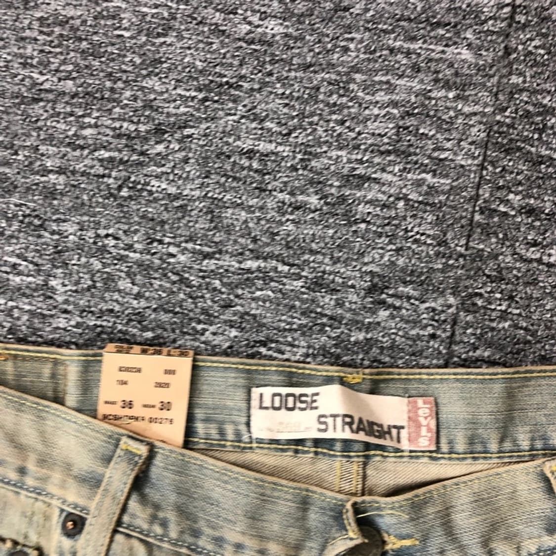 리바이스 USA 정품 levi 569 워싱 데님팬츠 상품이미지8