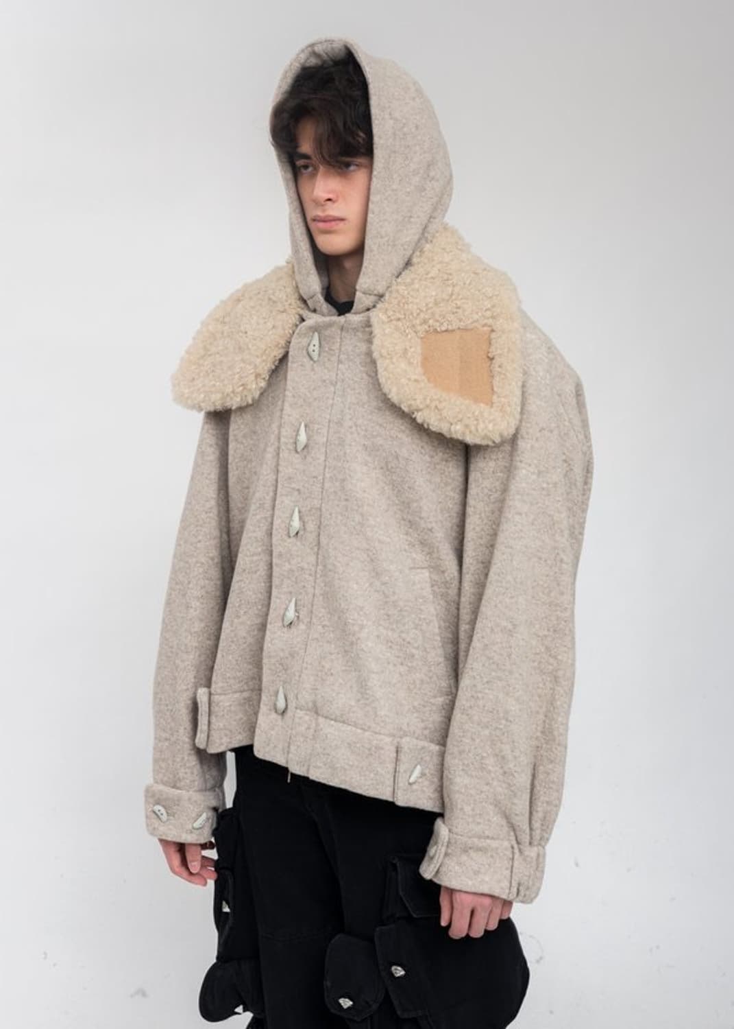 Hyein seo 혜인서 오버사이즈 울 자켓 점퍼  상품이미지2