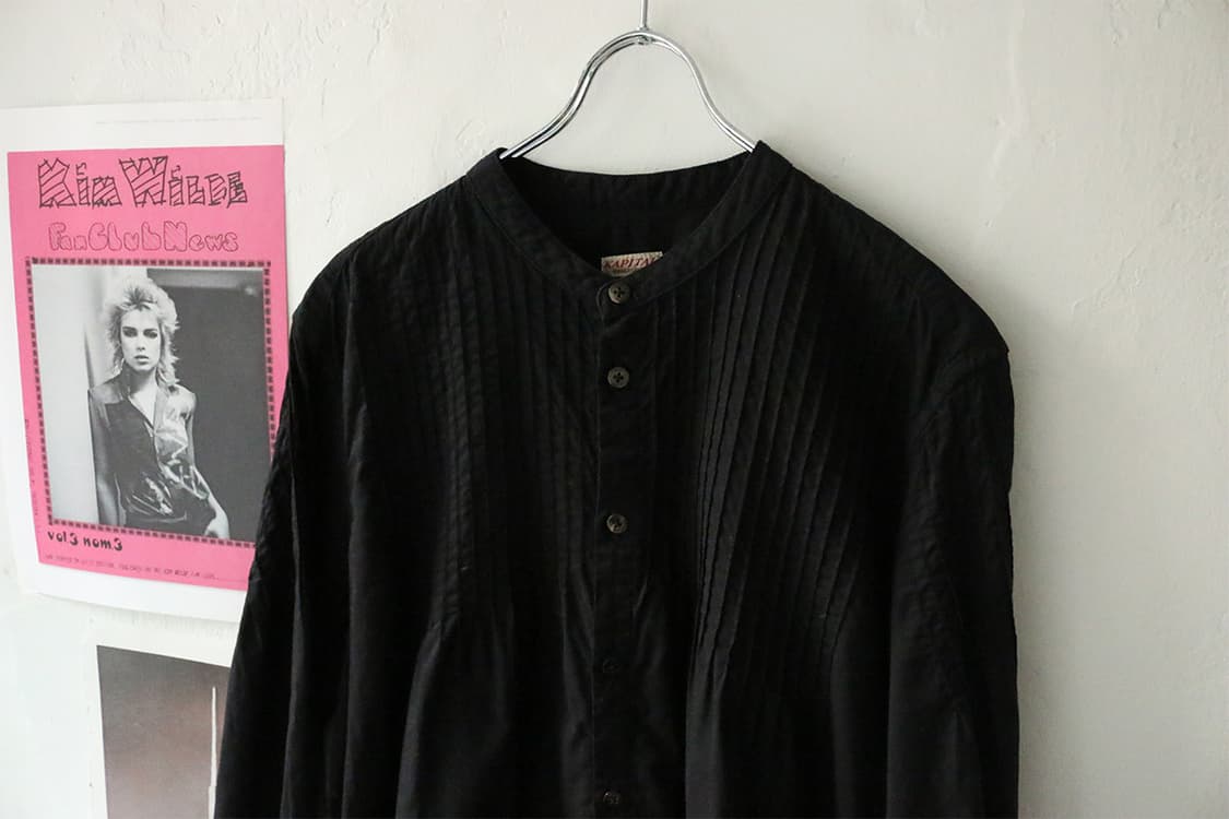 캐피탈 블랙 핀턱 셔츠  상품이미지5