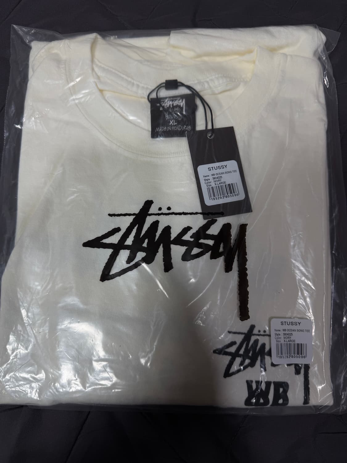 스투시 x 웨일즈 보너 오션 송 티셔츠 상품이미지3