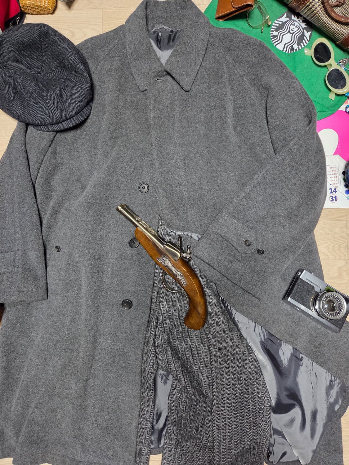 MARGARET HOWELL wool 울 코트 발마칸 싱글  상품이미지7