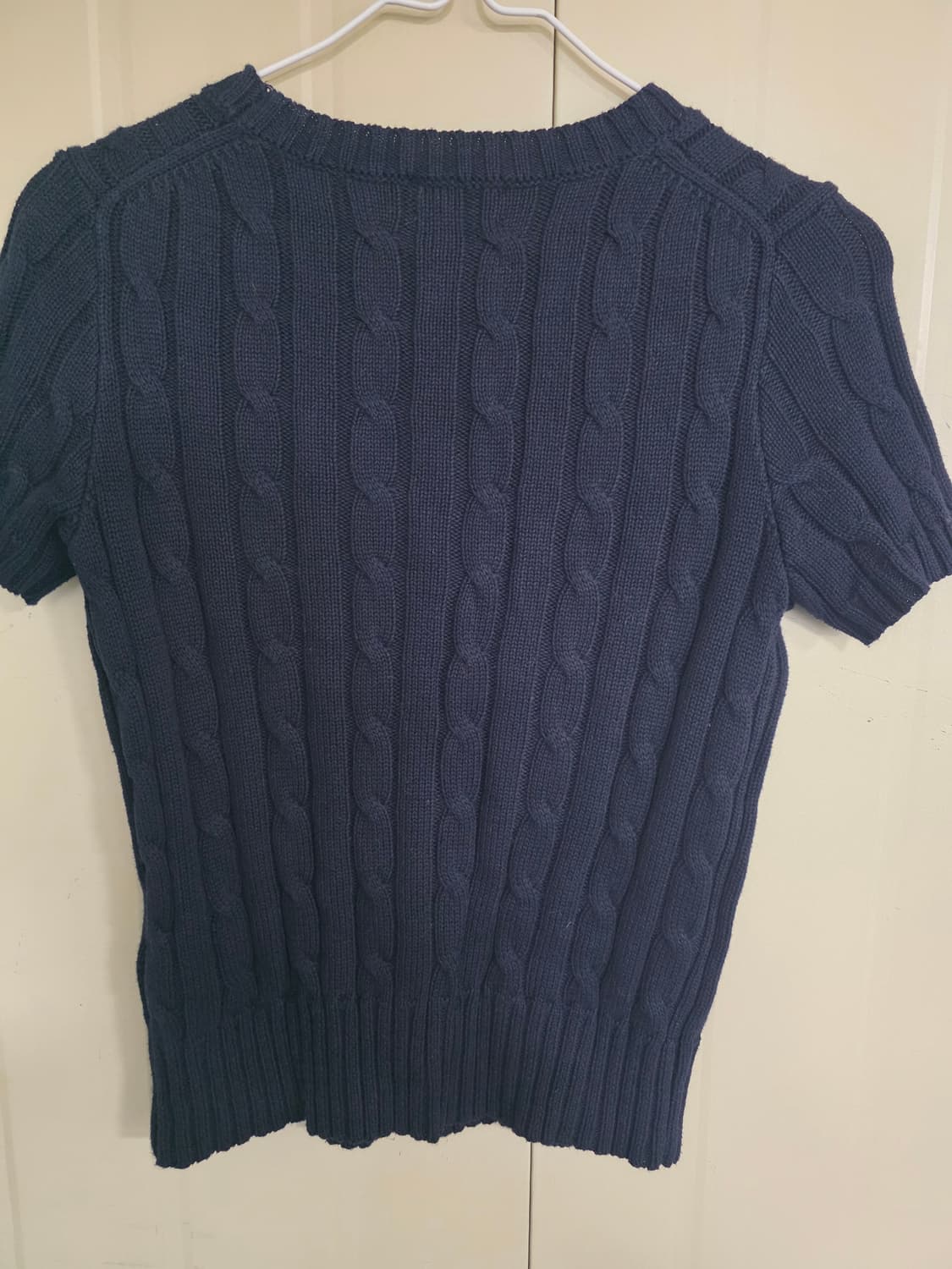 폴로 랄프로렌 케이블 반팔 니트 M 상품이미지2