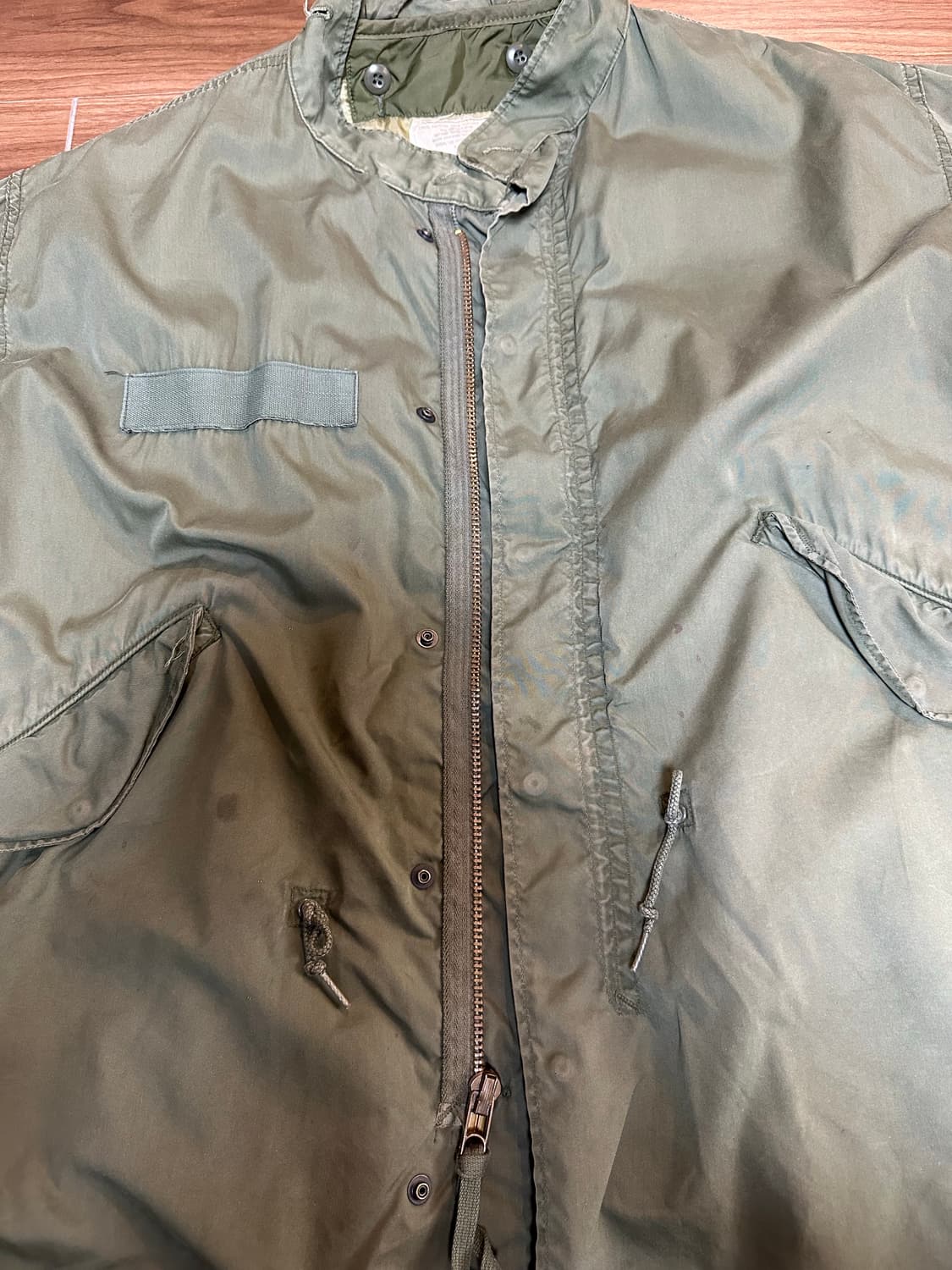 오리지날 m65 피쉬테일 개파카 외피 내피 미디움 상품이미지8