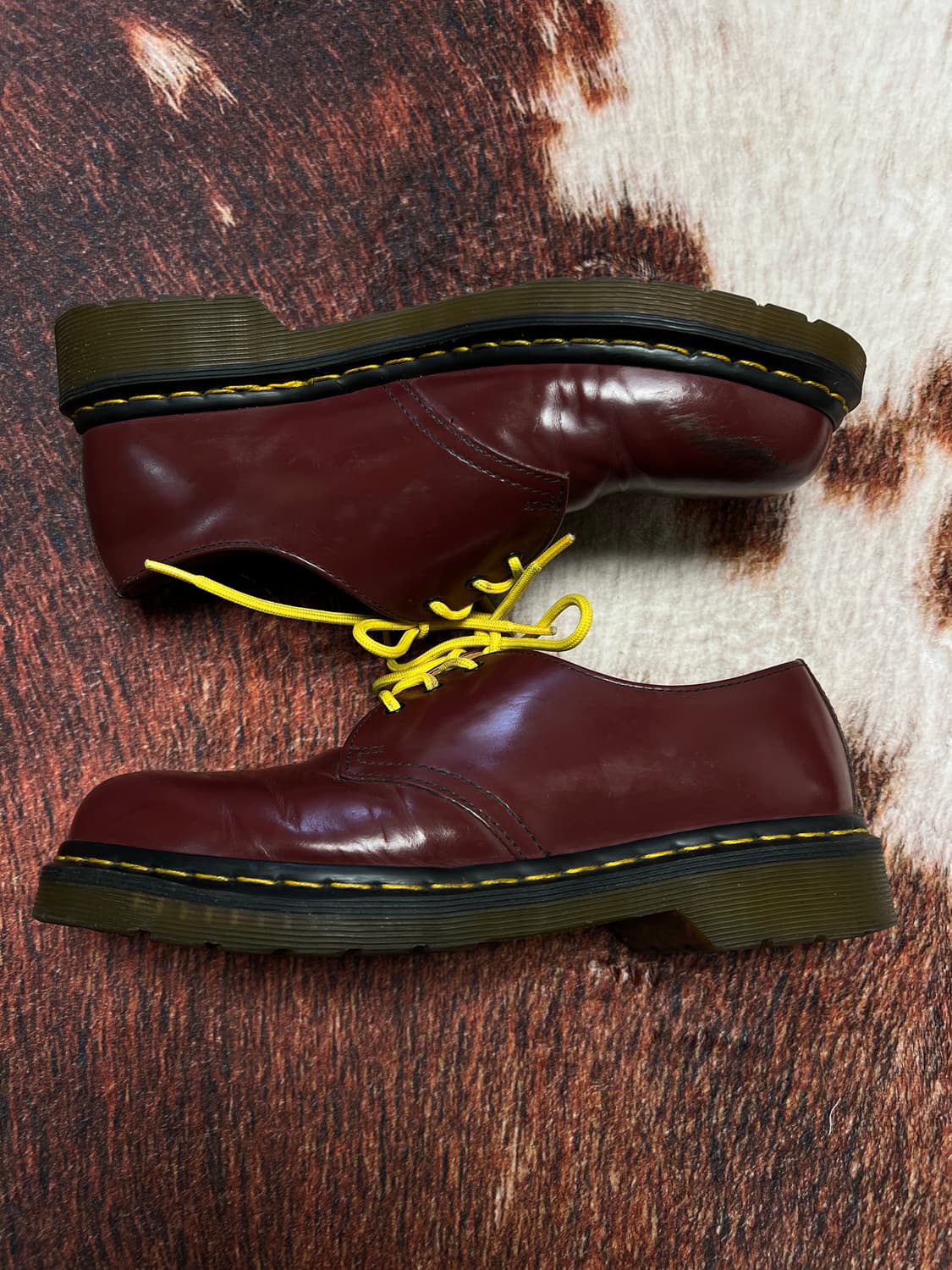 [250] 닥터마틴 1461 체리레드 3홀 로퍼 UK6 상품이미지1