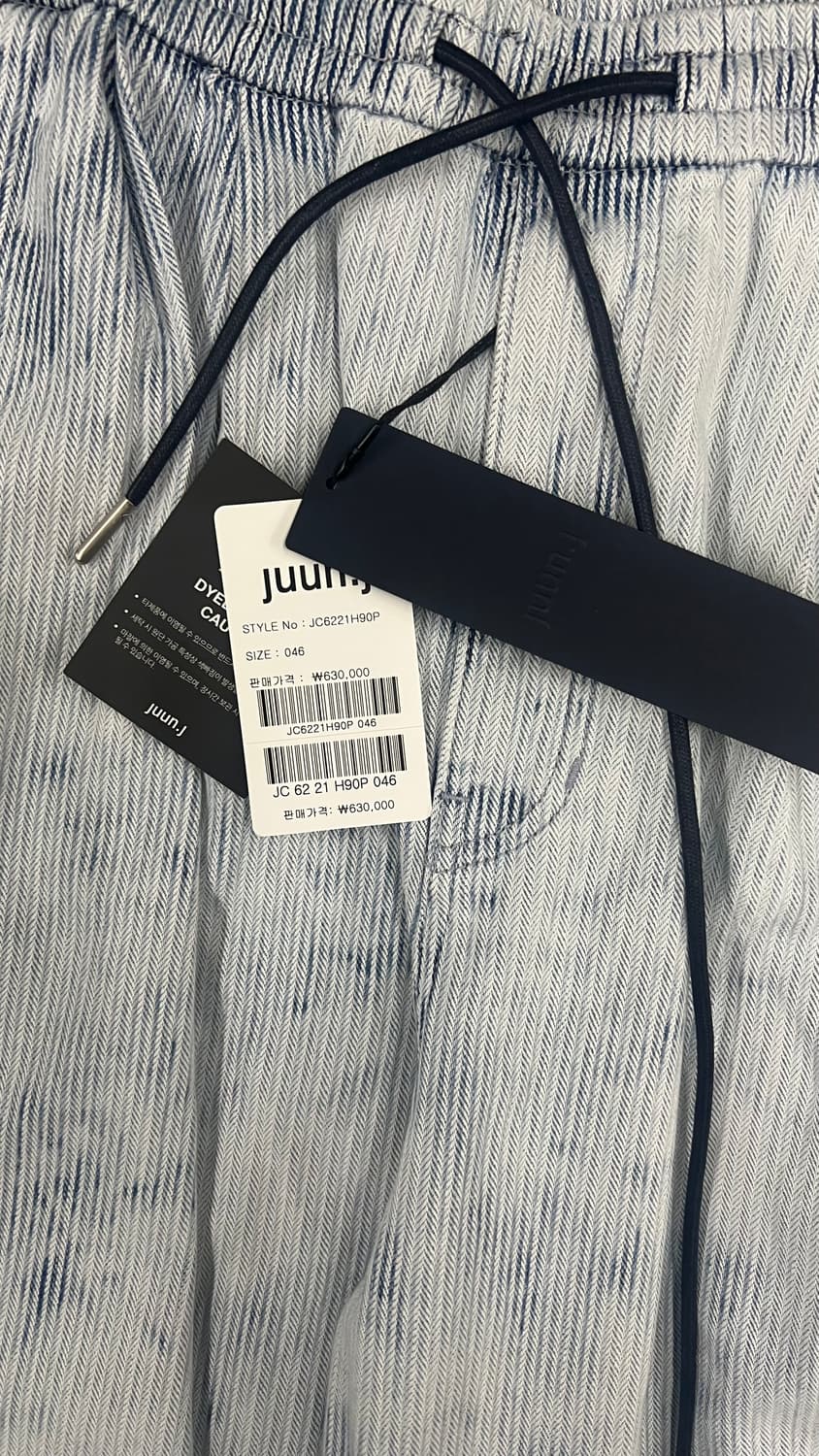 준지 26ss 꼼비네종 쿠로키 스트라이프 팬츠 46사이즈(정품100%) 상품이미지4