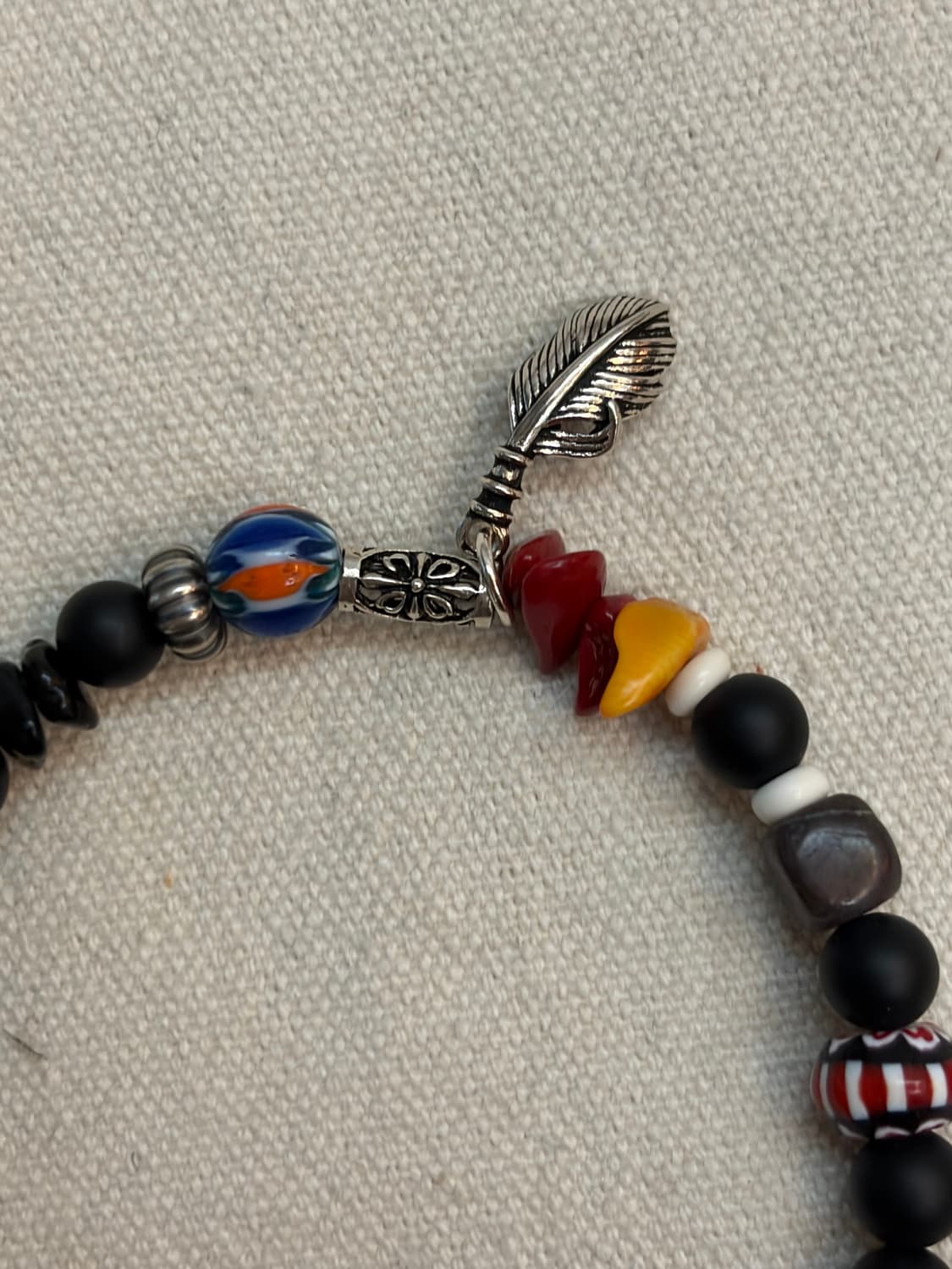 오프화이트 스톤 믹스 팔찌 상품이미지4