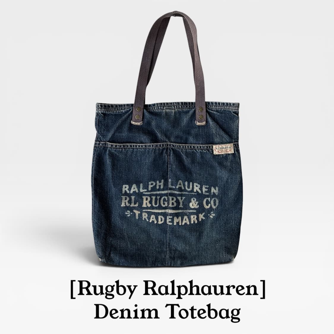 폴로 럭비(Rugby) 데님 토트백 상품이미지1
