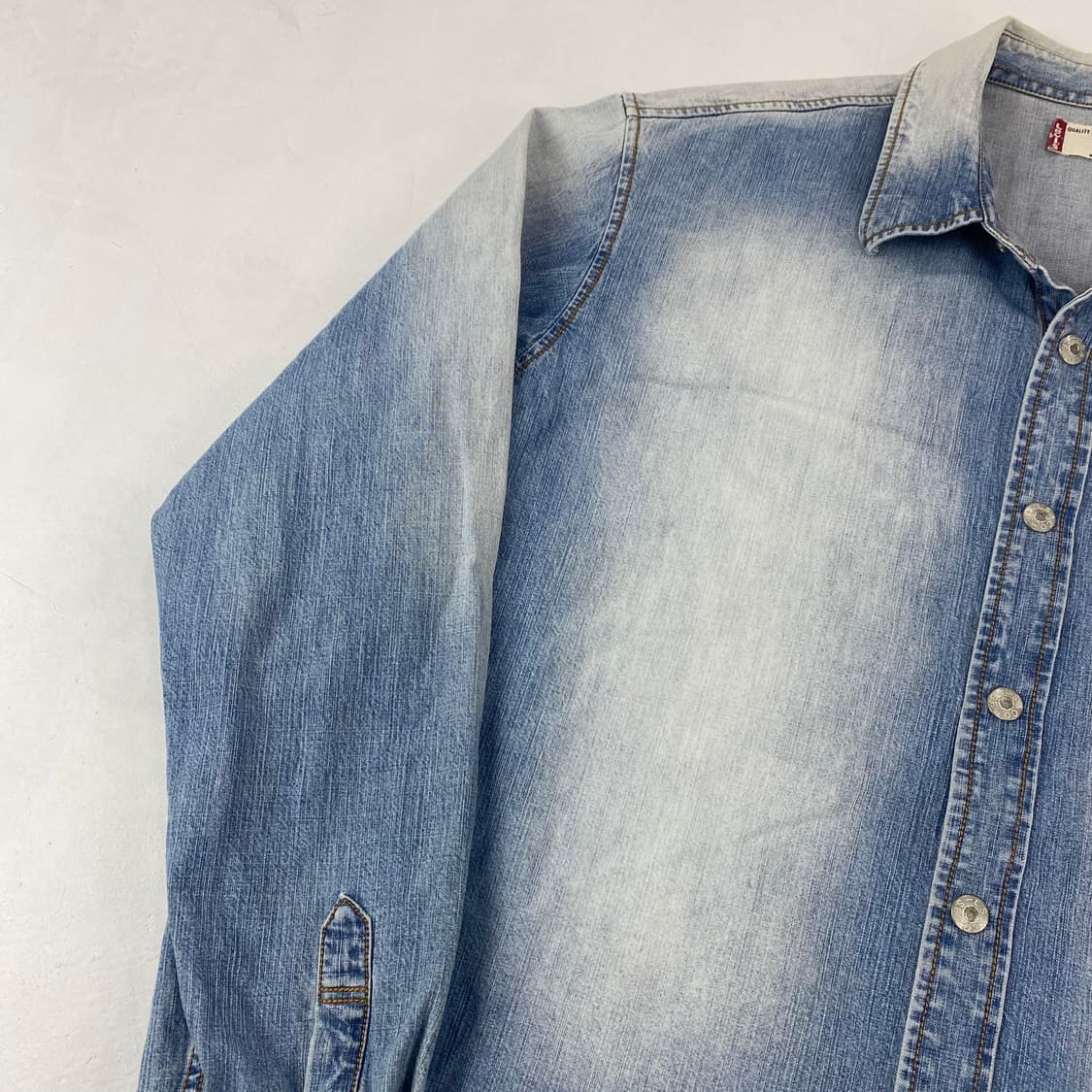 리바이스 포켓 워싱 웨스턴 셔츠 자켓 (105) 상품이미지3