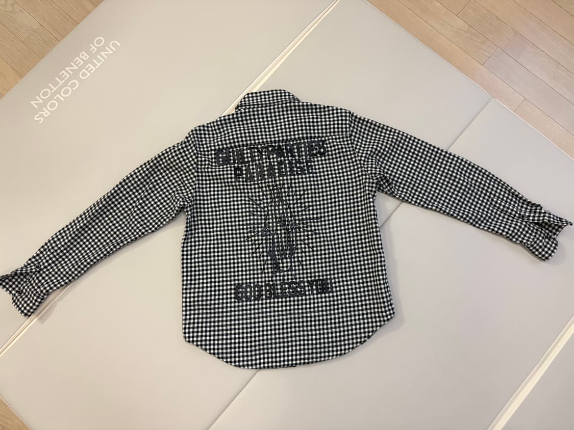 와코마리아 Guilty Parties 블랙 앤 화이트 체크 셔츠 길티파티 상품이미지1