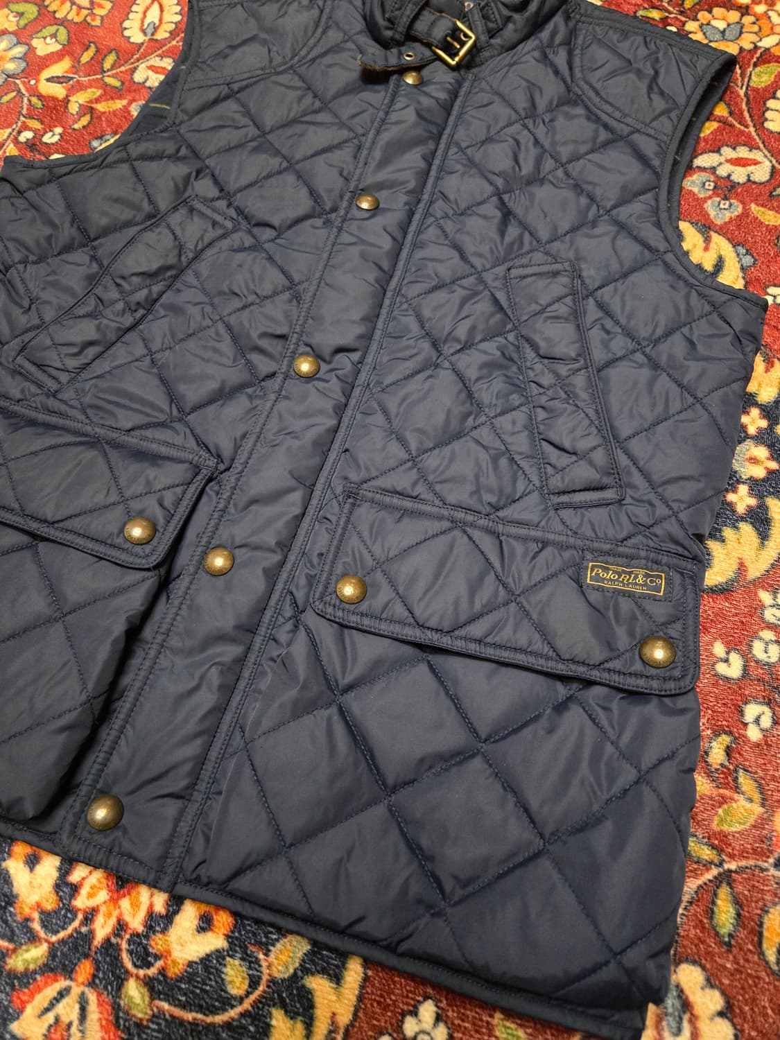 폴로 랄프로렌 남성 퀼팅 베스트 (네이비 / M) 상품이미지2