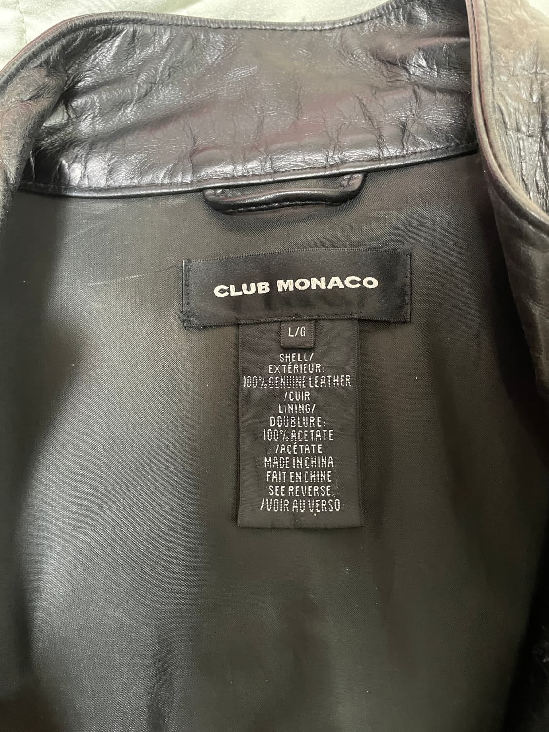 [VINTAGE] 썬페이딩 레더 자켓 상품이미지7