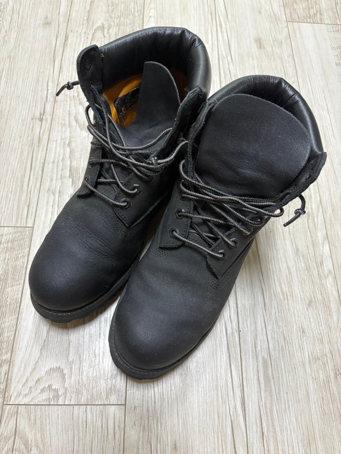 팀버랜드 6인치 워커 부츠 블랙 270 상품이미지1