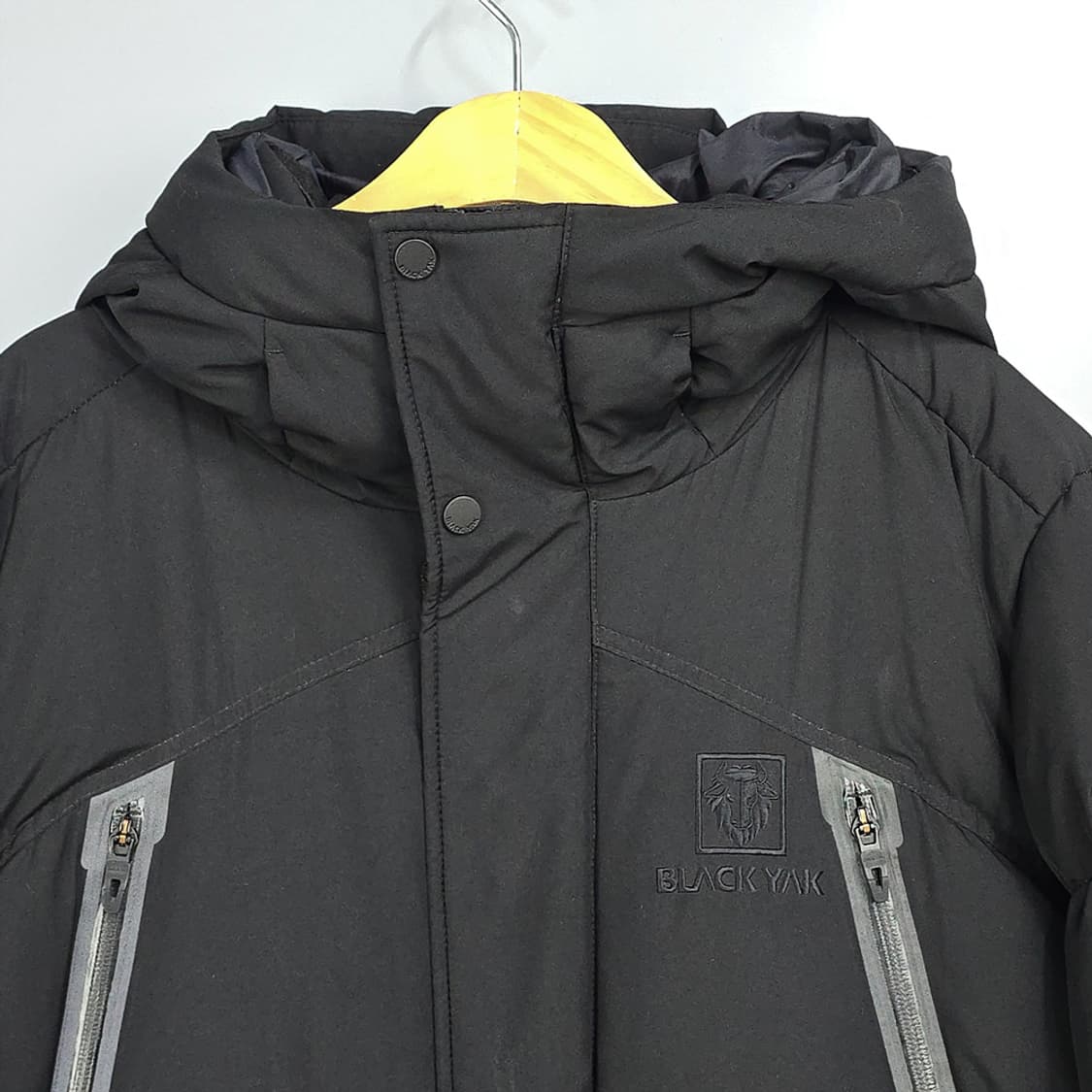 블랙야크 B모션 벤치다운 롱패딩 블랙 L 상품이미지2