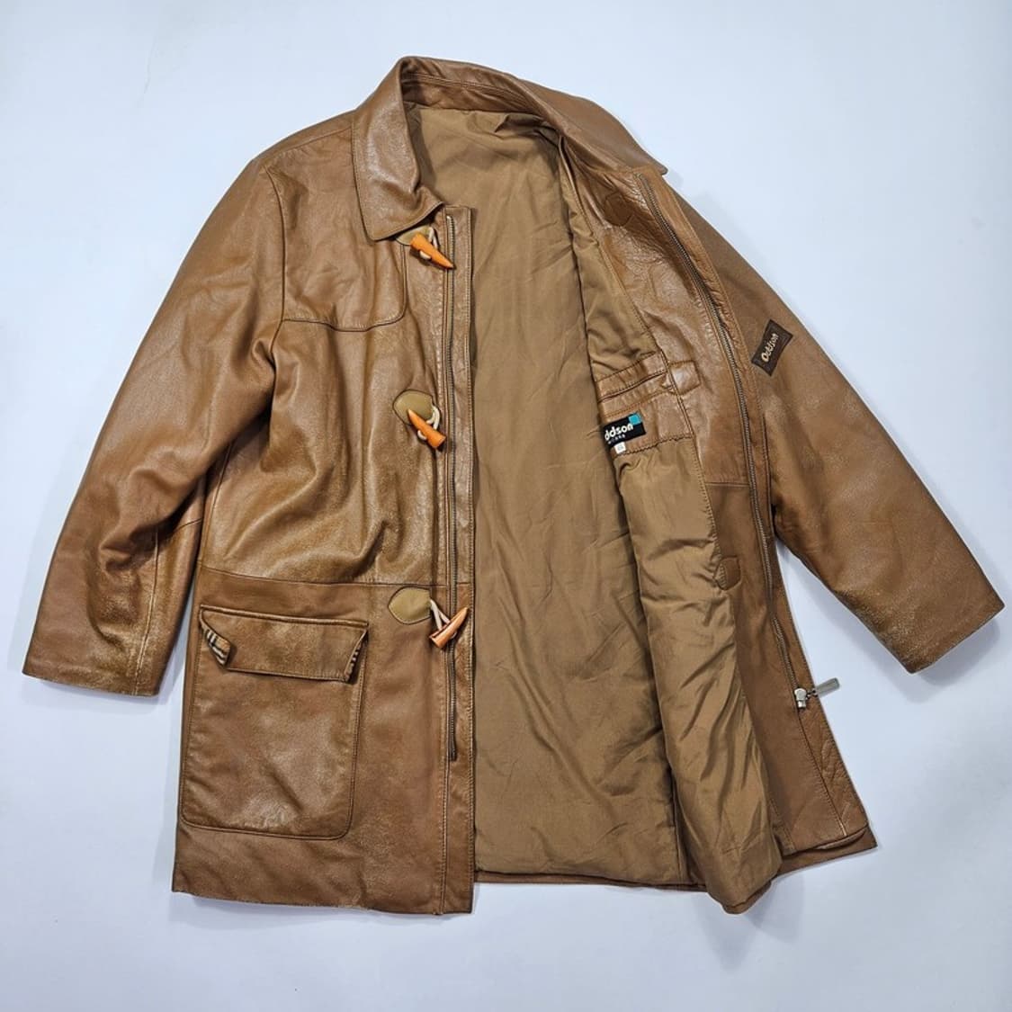 ODDSON 빈티지 양가죽 떡볶이 코트 XL 상품이미지5