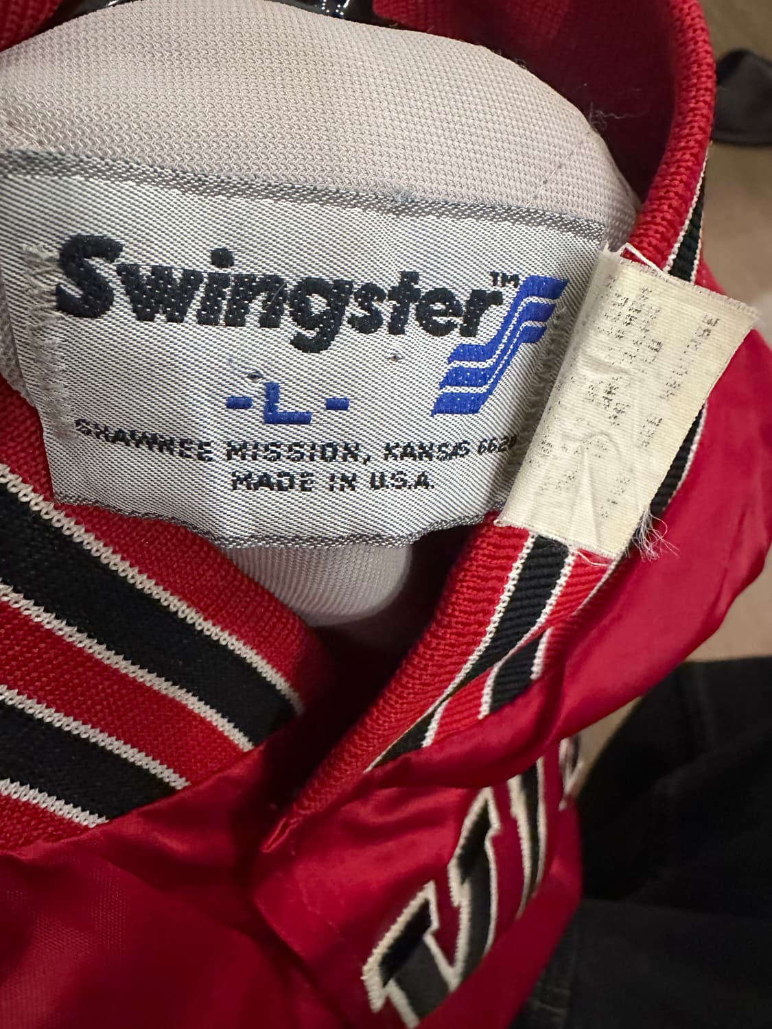 L)스윙스터 사틴 자켓made in usa  상품이미지3