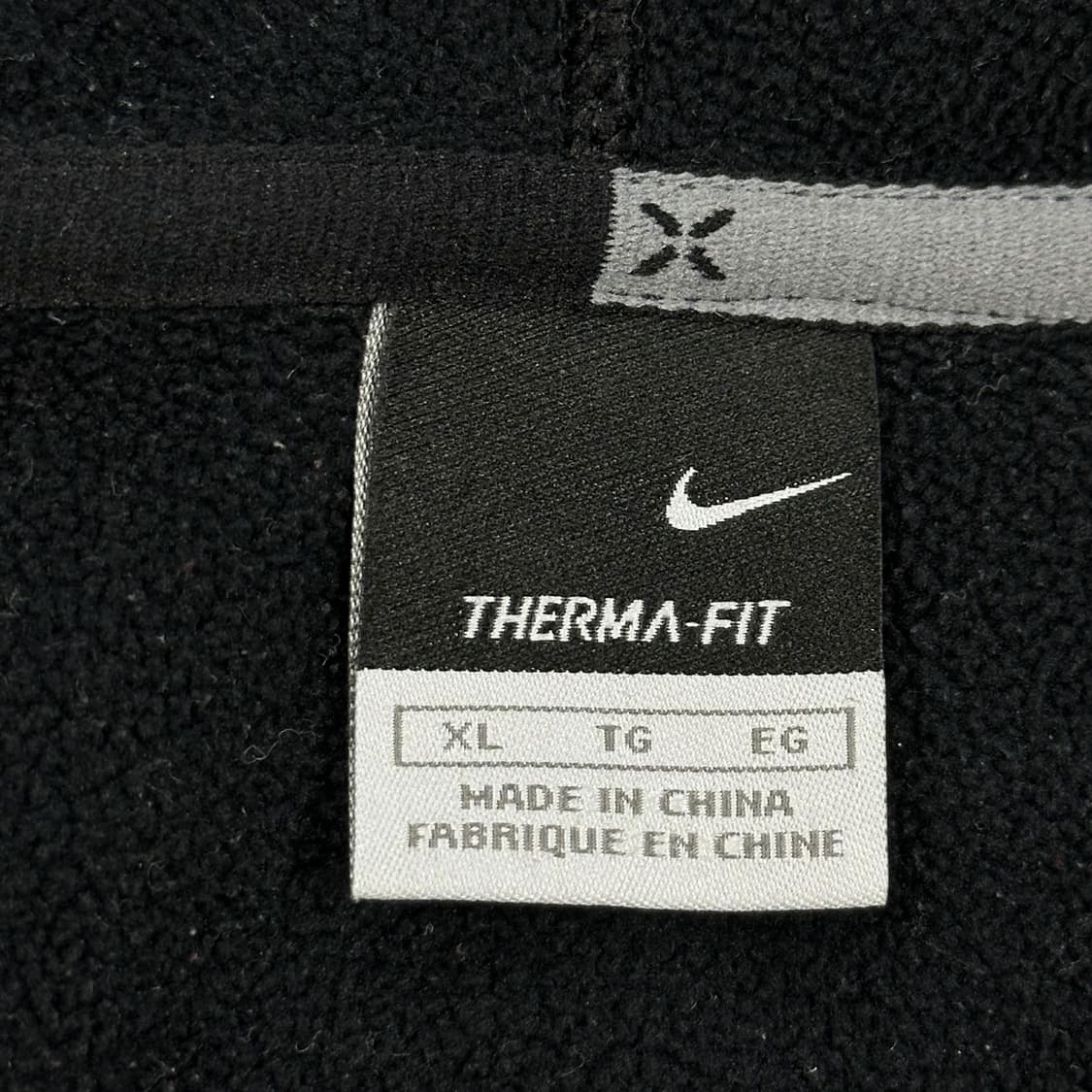 나이키 써마핏 블랙 풀오버 후드집업 (XL) 상품이미지5