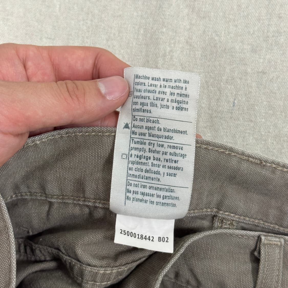 칼하트 빈티지 싱글니 브라운 카펜터 워크팬츠 34 상품이미지9