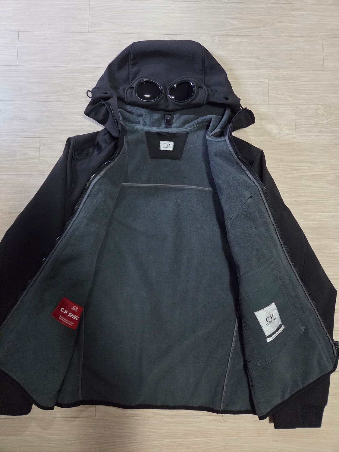 [48] C.P컴퍼니 CP셀 고글후드 자켓 (블랙) 상품이미지6