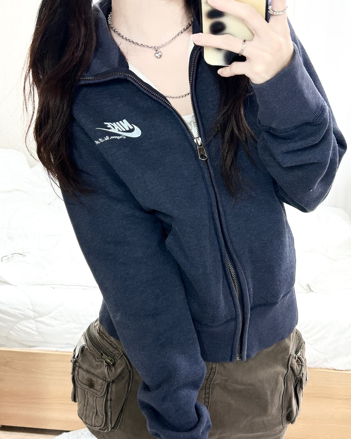 나이키 하늘로고 코튼집업 상품이미지2