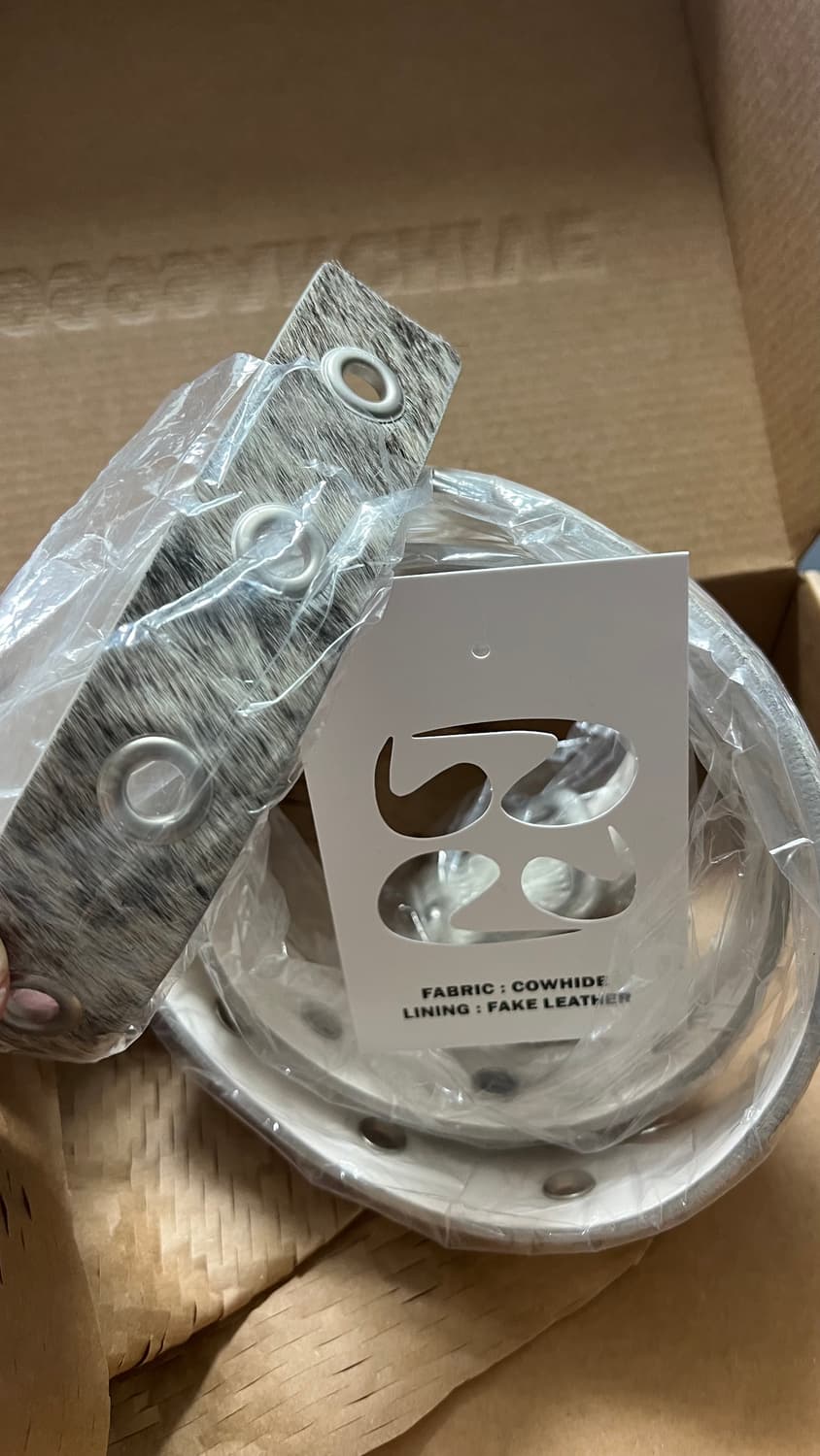 9999아카이브 리얼 카우하이드 송치벨트 스노우스킨 와이드 상품이미지2