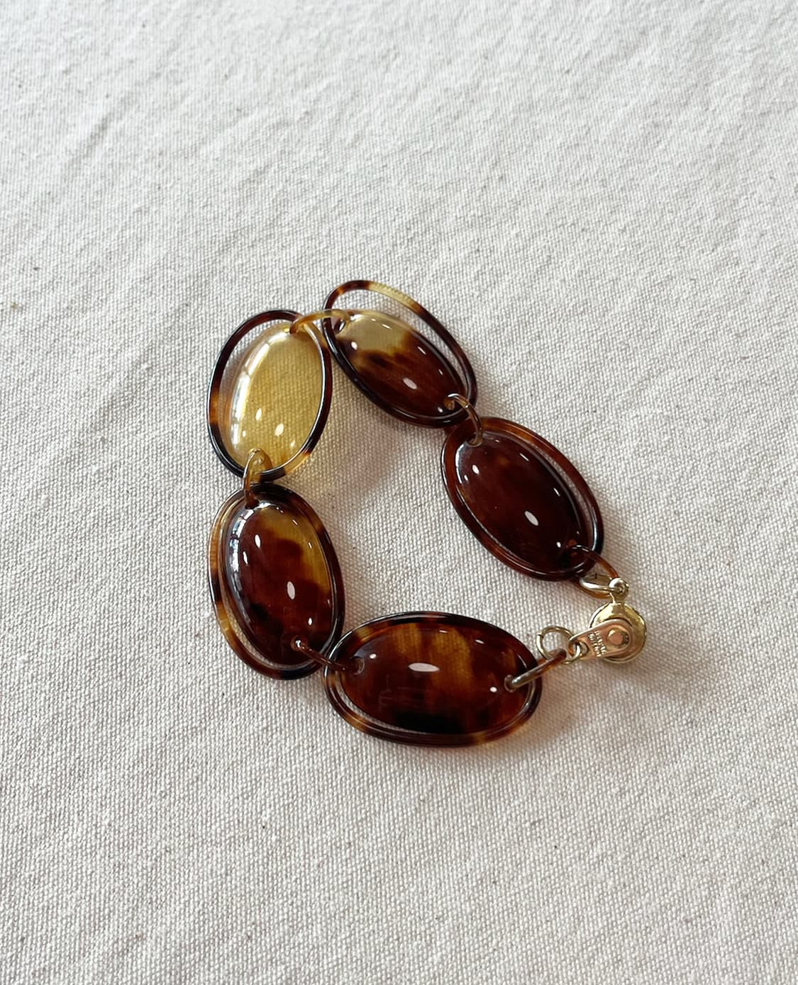 VINTAGE tortoise oval bracelet 상품이미지3