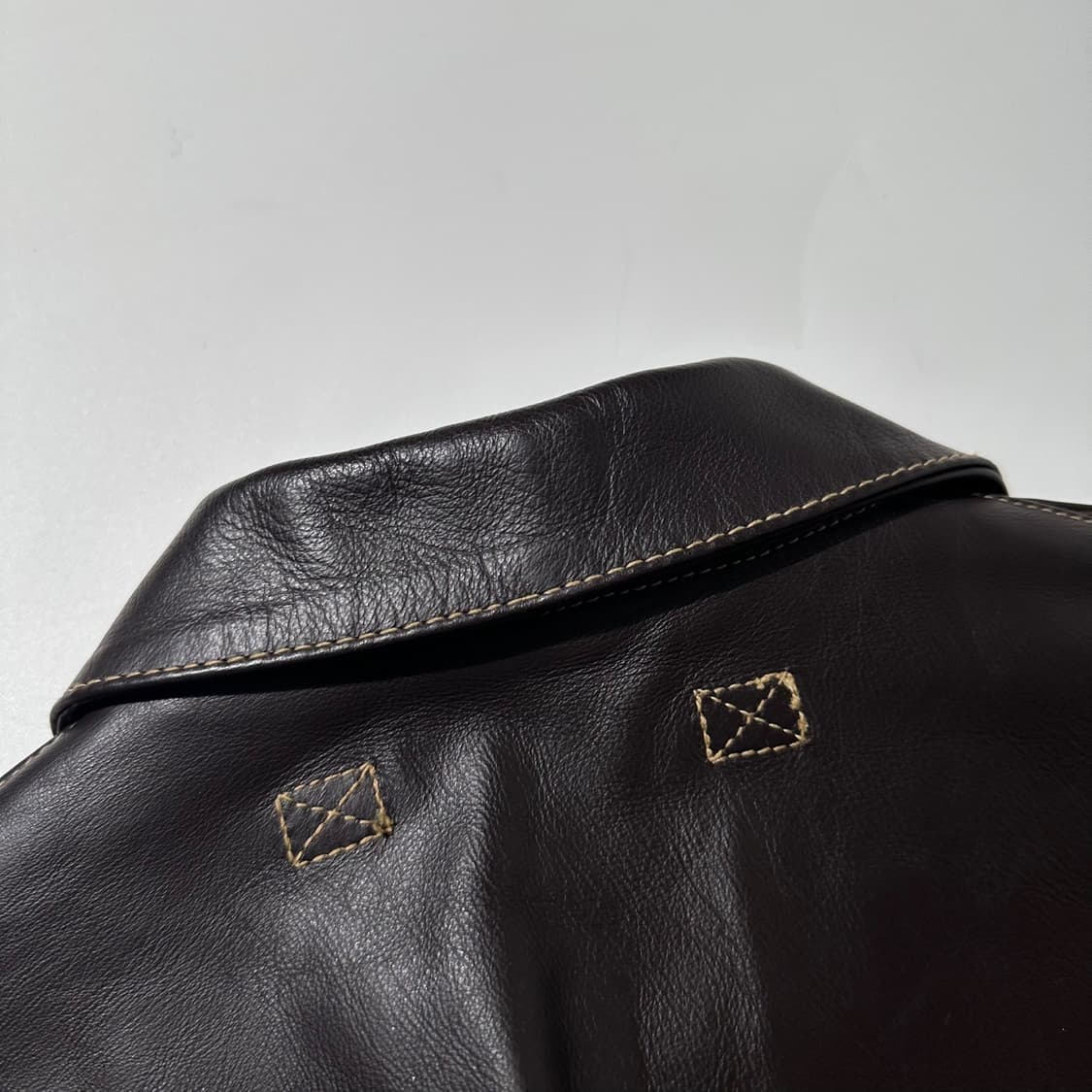 모건 프로덕션 A-2 홀스하이드 말가죽 레더 봄버 자켓 상품이미지8