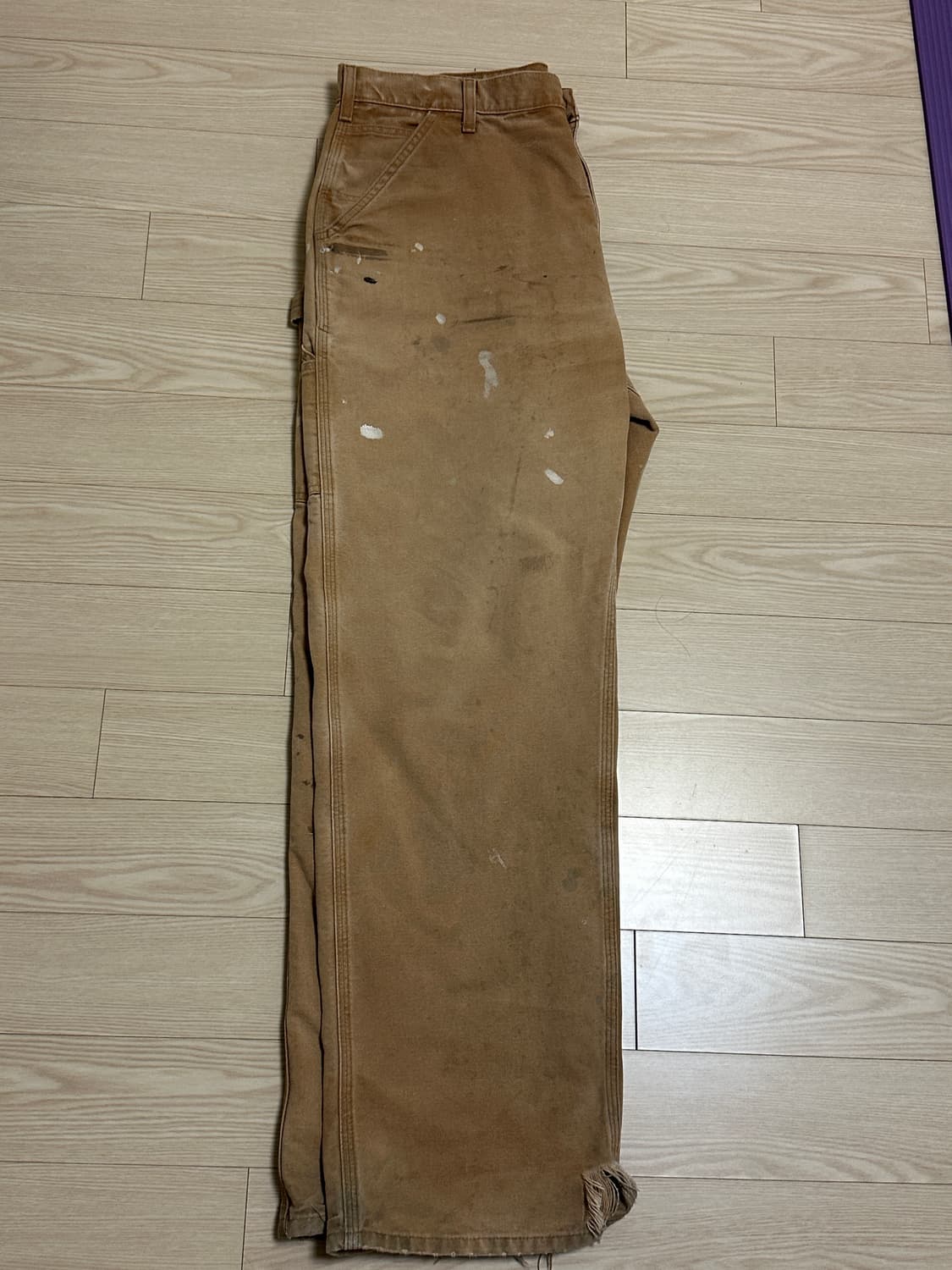 오리지널 빈티지 칼하트 싱글니 팬츠 (38 34) 상품이미지3
