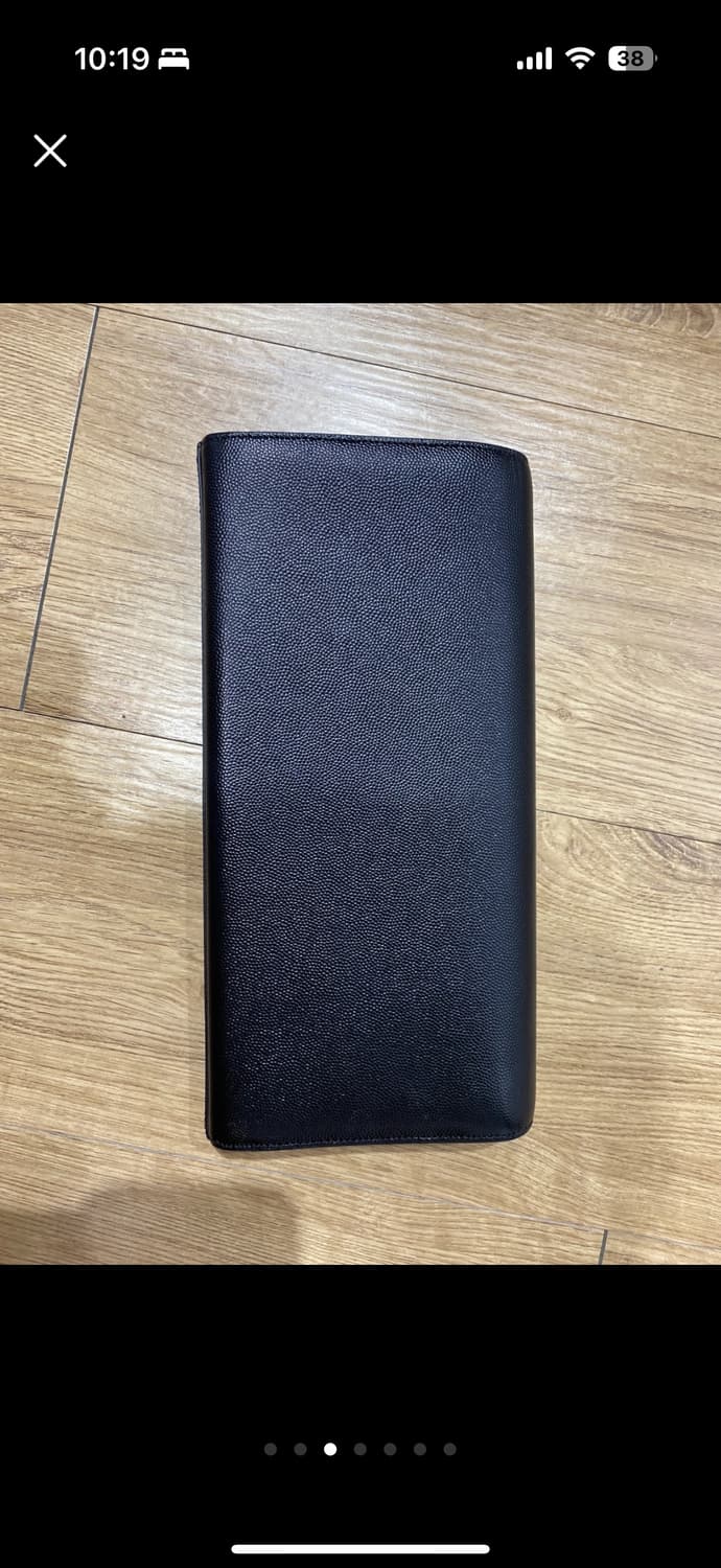 생로랑 블랙 가죽 클러치 상품이미지3