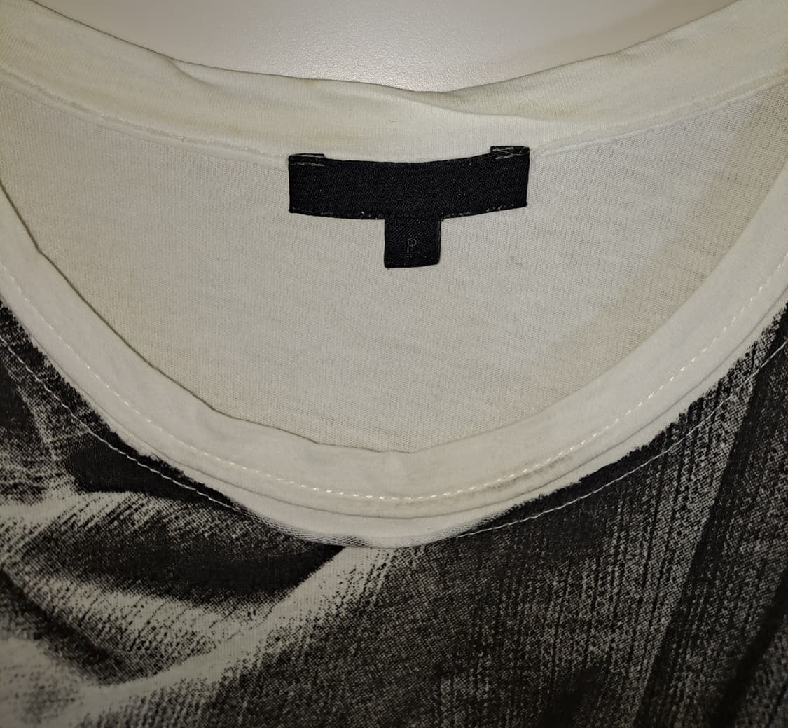 일본 빈티지 남성 코튼 프린트 티셔츠 S사이즈 상품이미지5